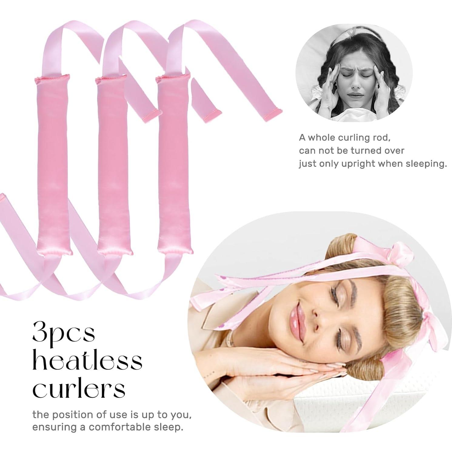 Set de Rulos Sin Calor SNAIL GARDEN 3 Piezas + Gorro de Satén