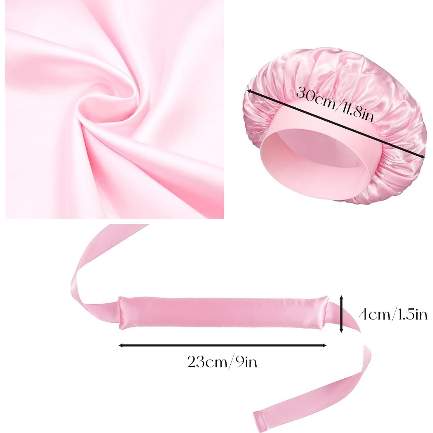 Set de Rulos Sin Calor SNAIL GARDEN 3 Piezas + Gorro de Satén