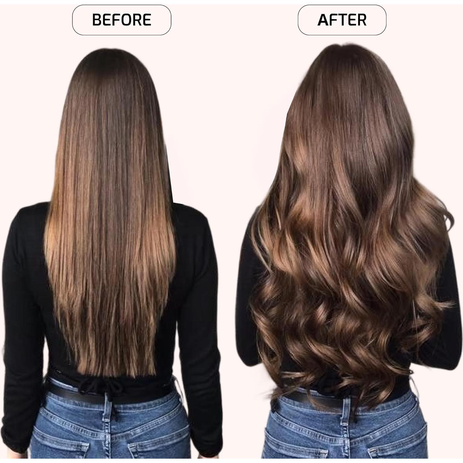 Rizador Sin Calor bxigm - Conjunto 3 Varillas y Bufanda