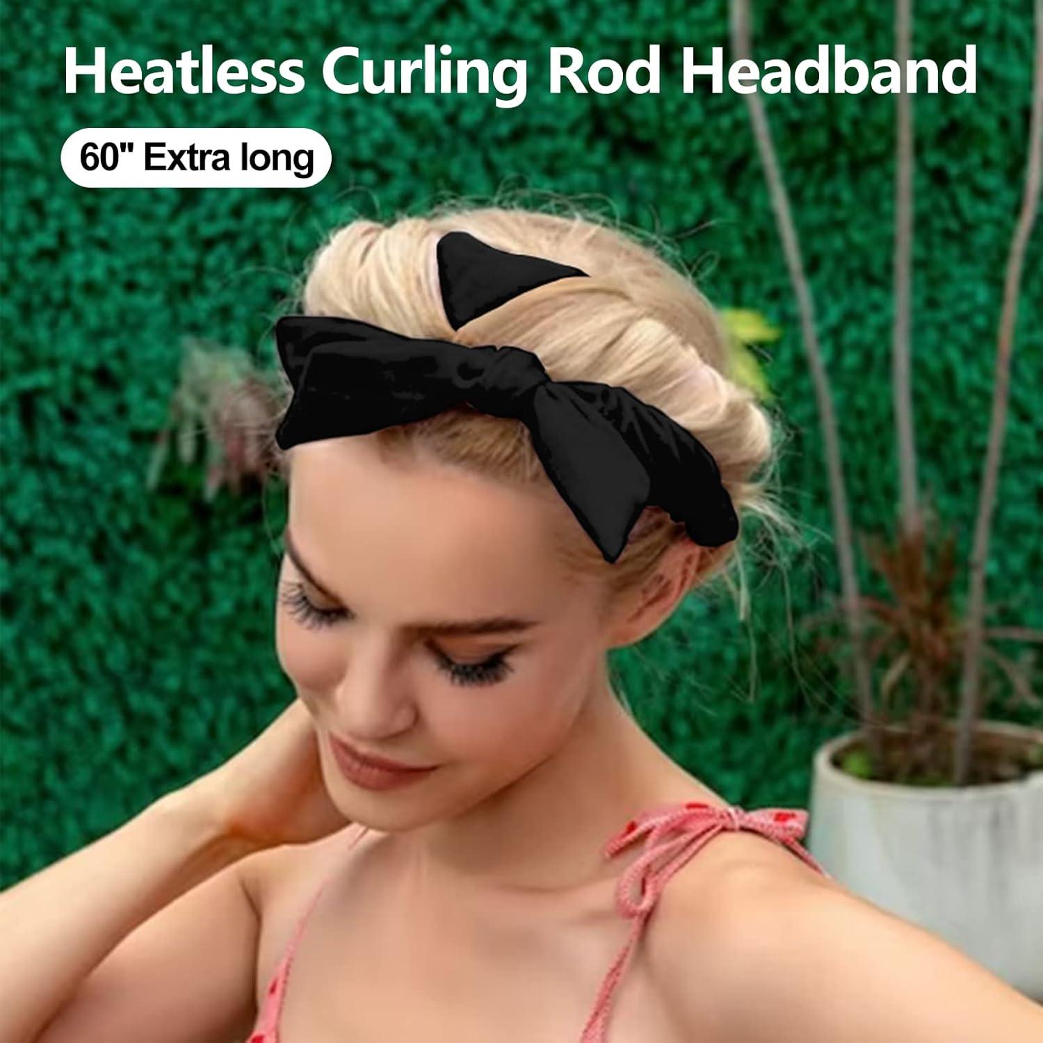 Rulos de Pelo Sin Calor CEKEME Jumbo 4 Piezas Algodón