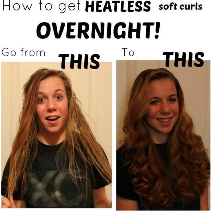 Rulos de Pelo Sin Calor CEKEME Jumbo 4 Piezas Algodón