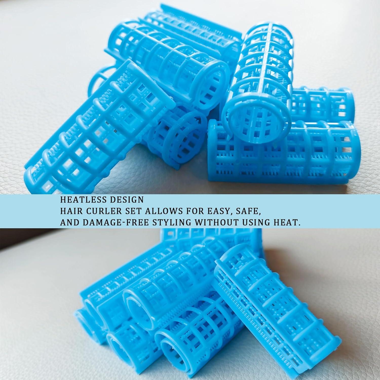 Paquete de 20 Rulos de Pelo de Plástico UlifeBetter 2.5 cm