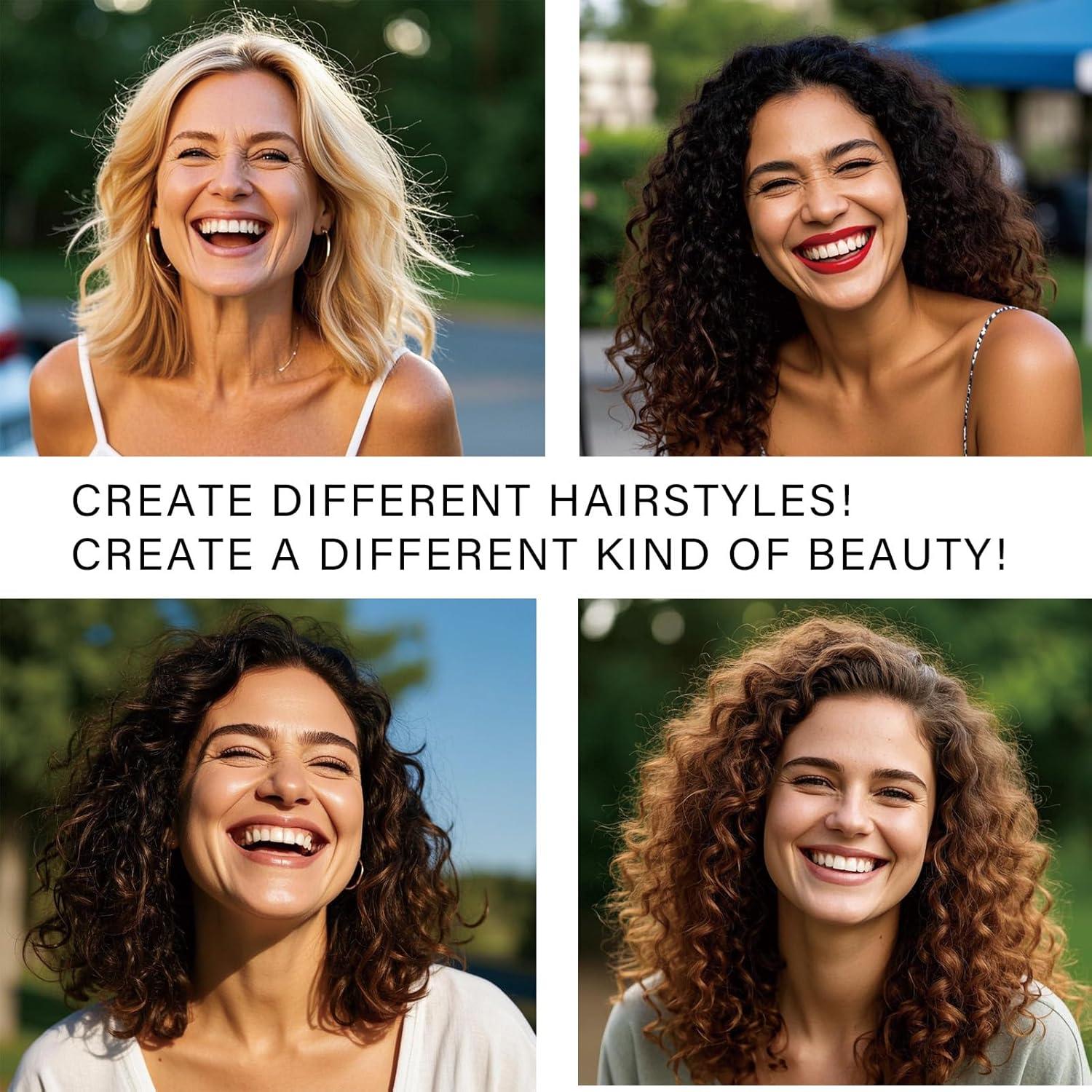 Paquete de 20 Rulos de Pelo de Plástico UlifeBetter 2.5 cm