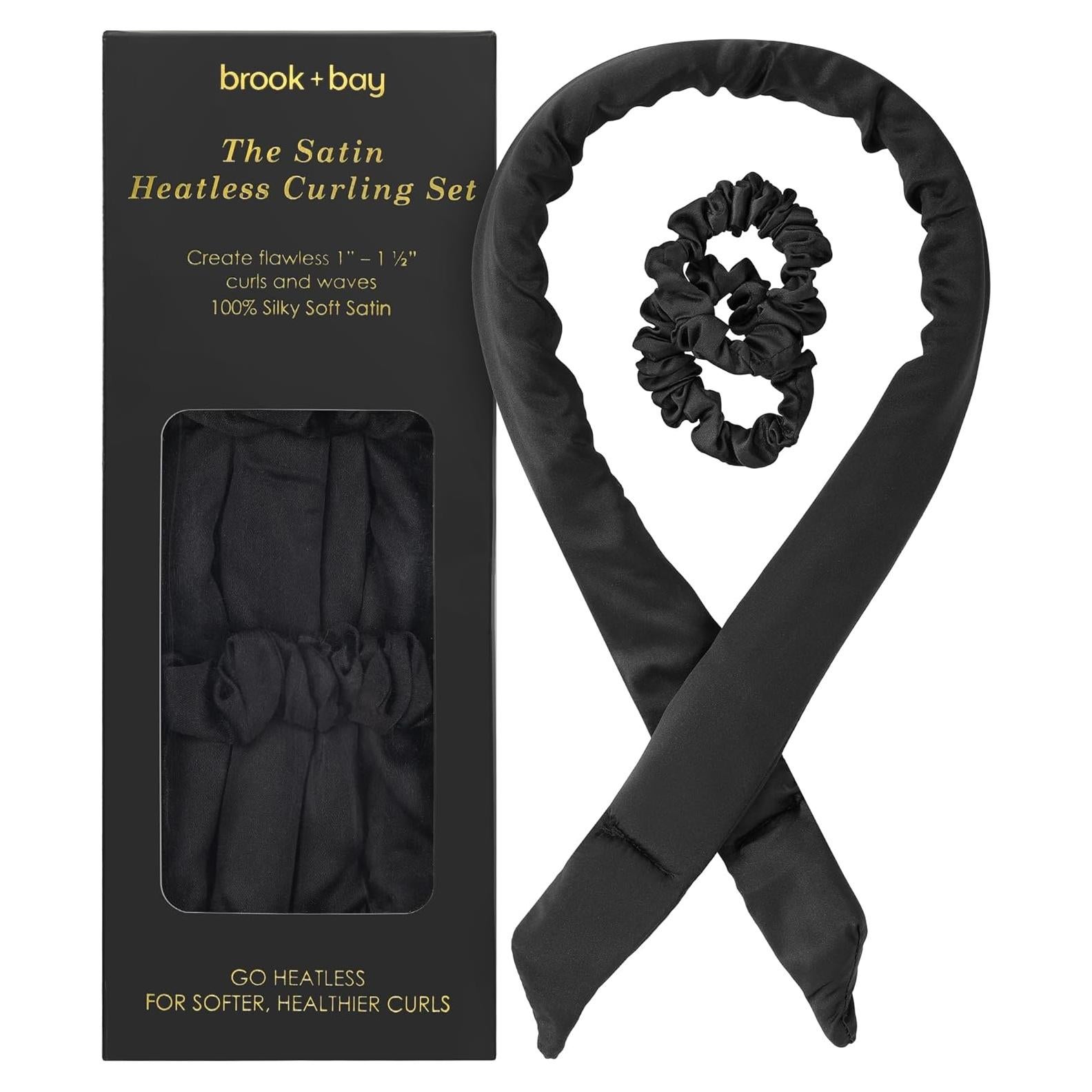 Rizador de Cabello Sin Calor Brook + Bay - Negro, 81.2 cm