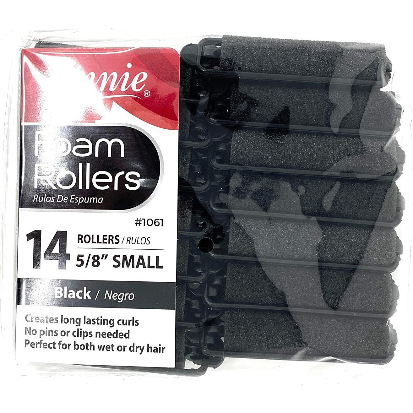 Rodillos de Espuma para Cabello GMBSHair - 14 Piezas - Negro