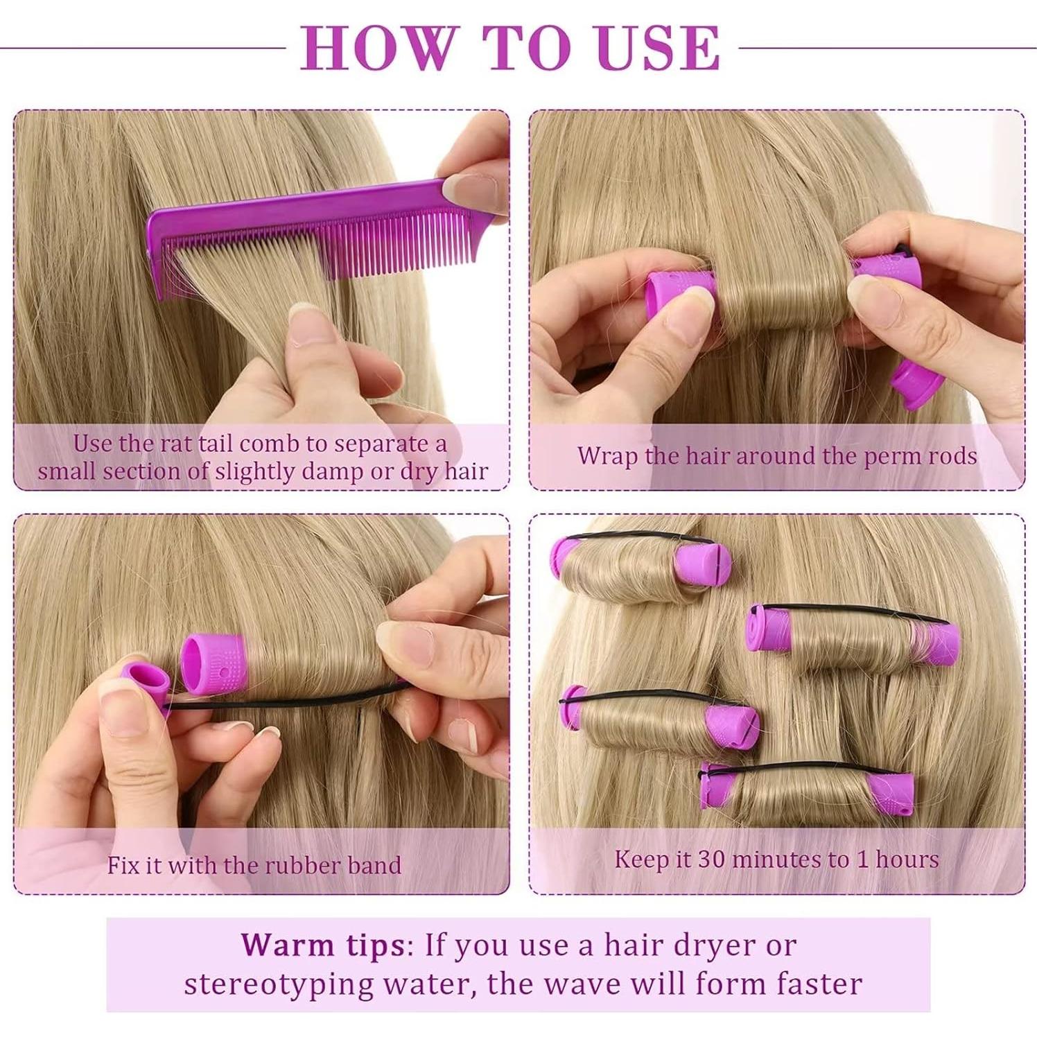 Juego de 60 Varillas de Ola Fría Antideslizantes Xuchang