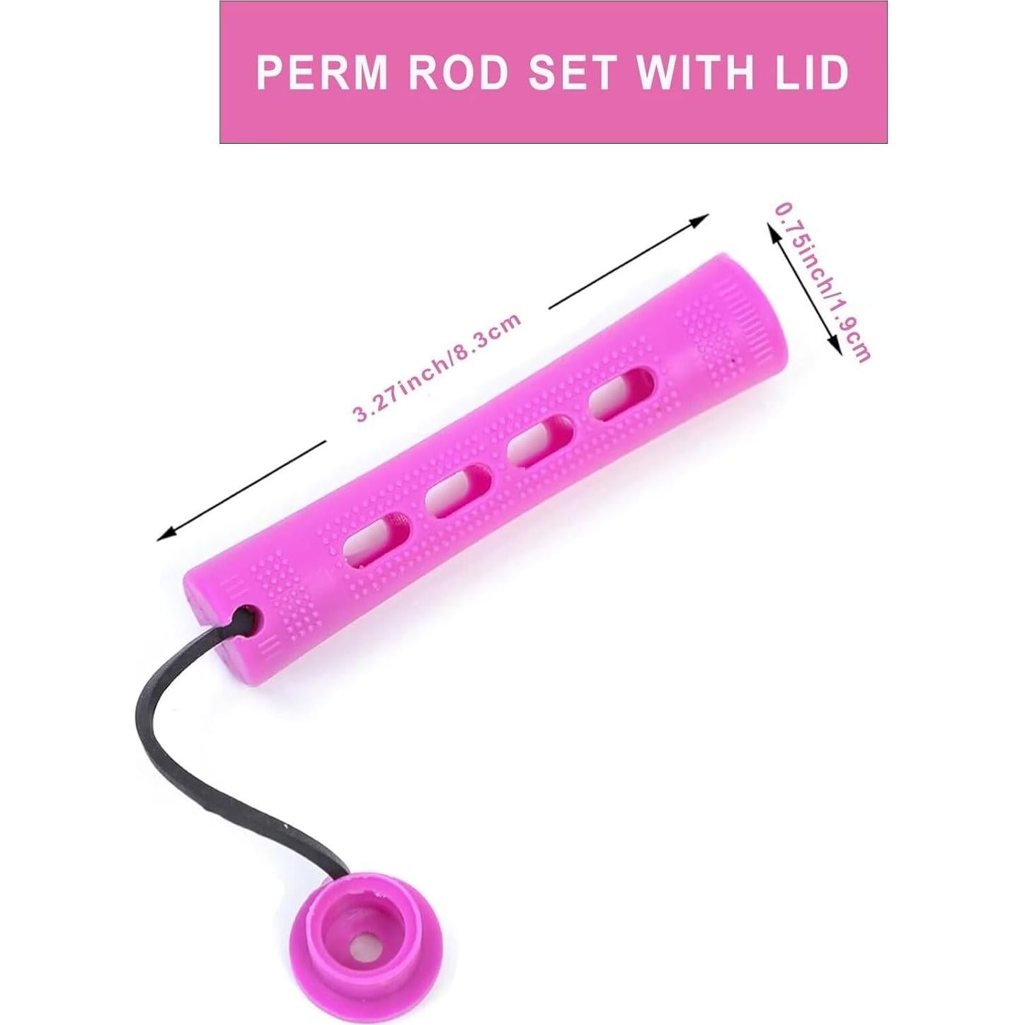 Juego de 40 Varillas de Perm para Cabello Natural - Meigick