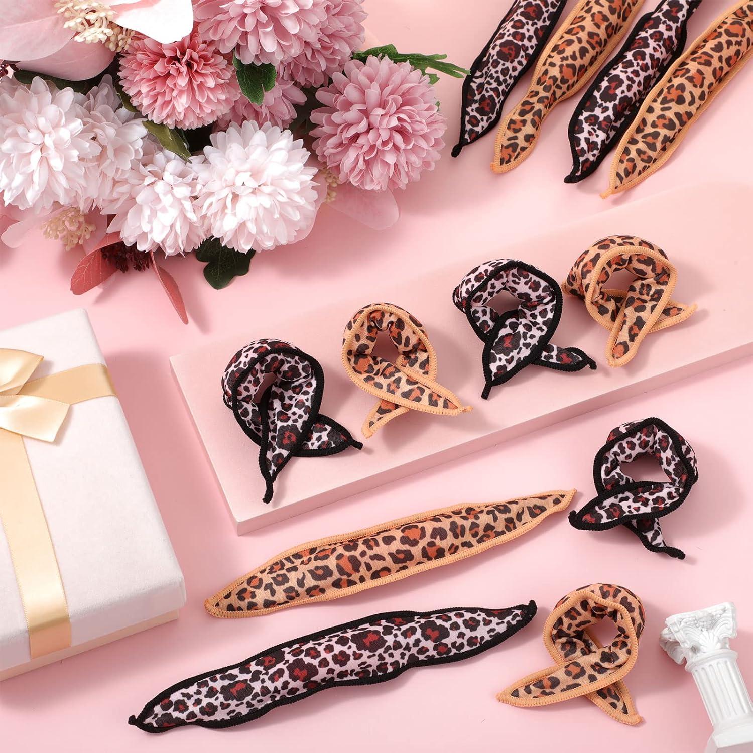 Rulos Suaves para Cabello Bememo 40 Piezas Sin Calor Leopardo