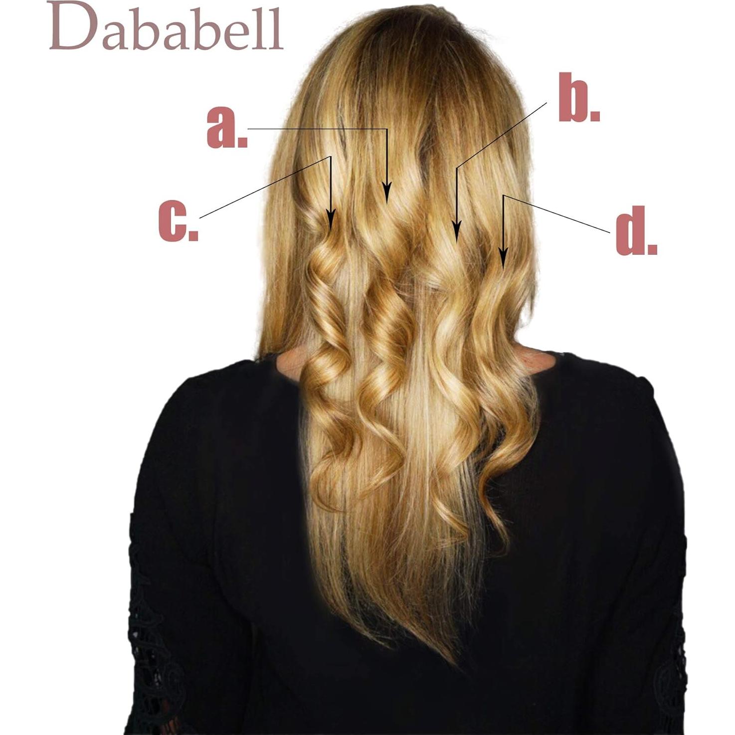 40 Rulos de Pelo Suaves Dababell Rosa para Dormir Sin Calor