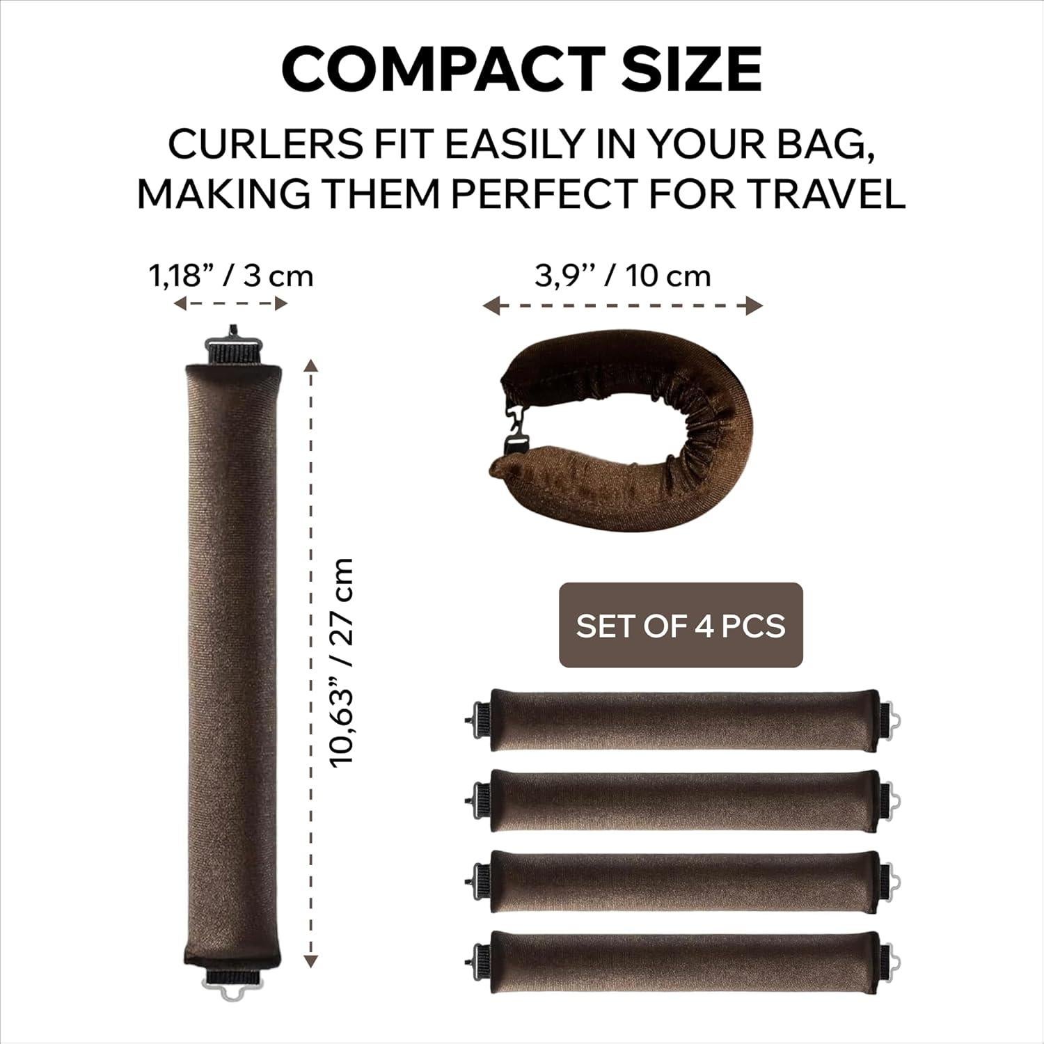 Rizadores de Cabello Sin Calor Terciopelo Kawasaki - Set 4 Piezas