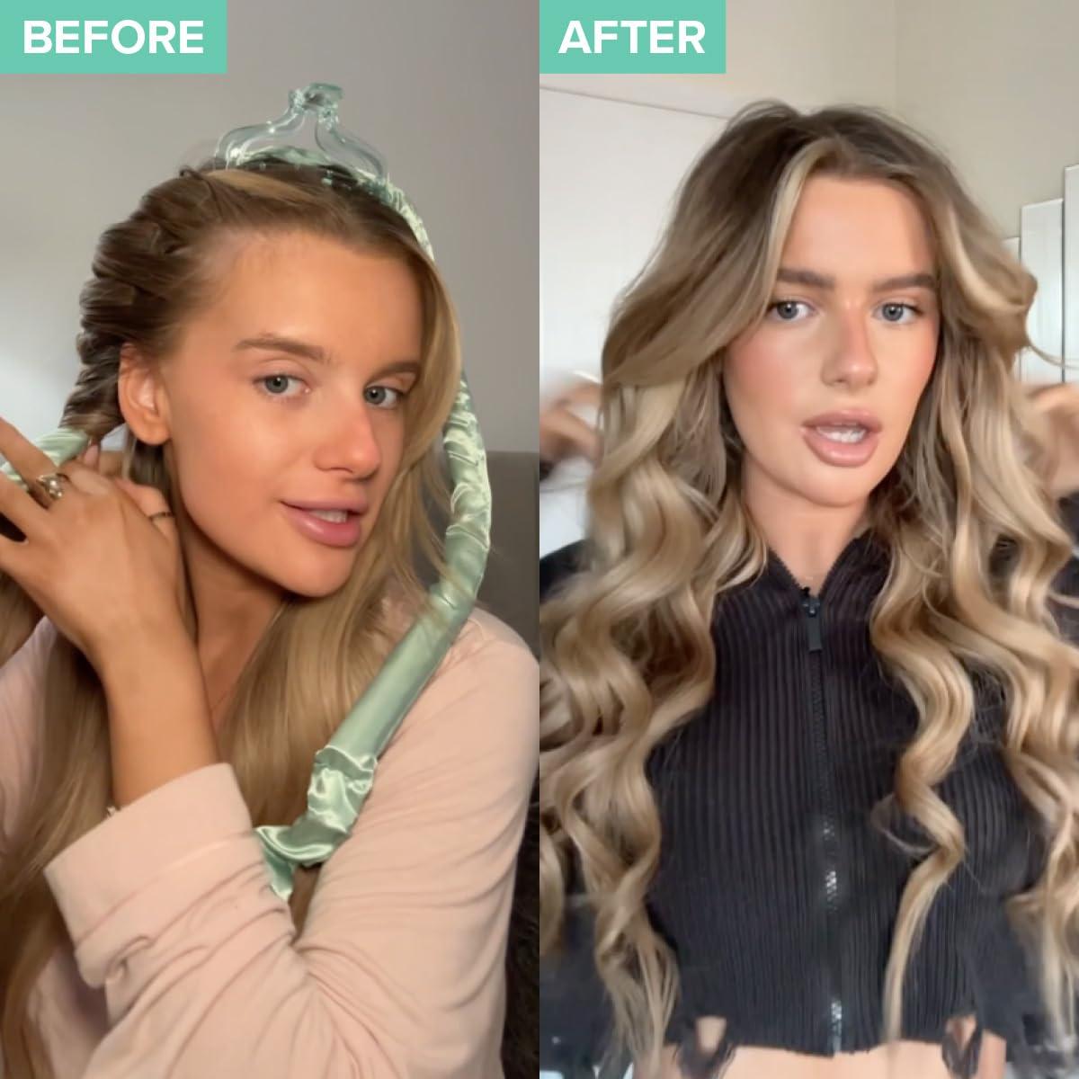 Rulos de Satén Sin Calor Dame Cosméticos - Set para Rizos