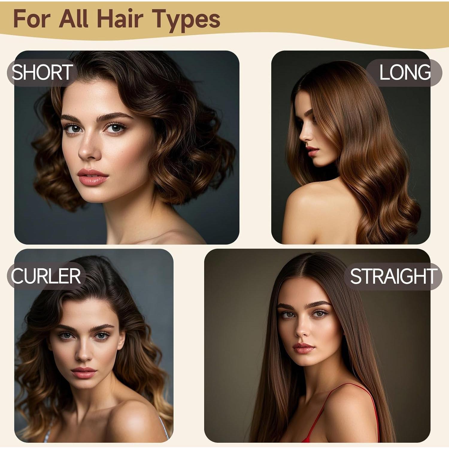 Juego de Rulos de Satén Sin Calor KUTDEP - Rizos Suaves