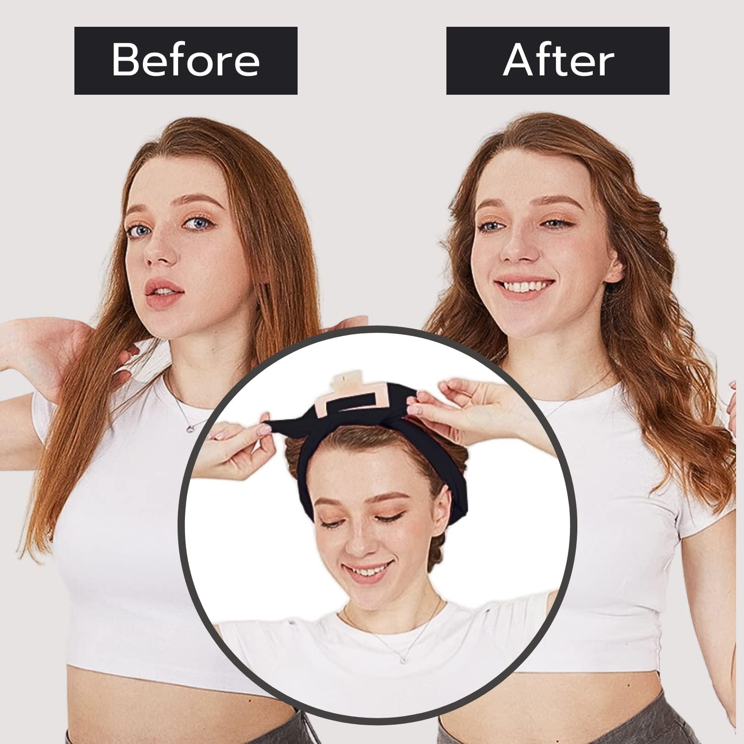 Banda Rizada Sin Calor PVBN - Conjunto 5 Piezas para Cabello