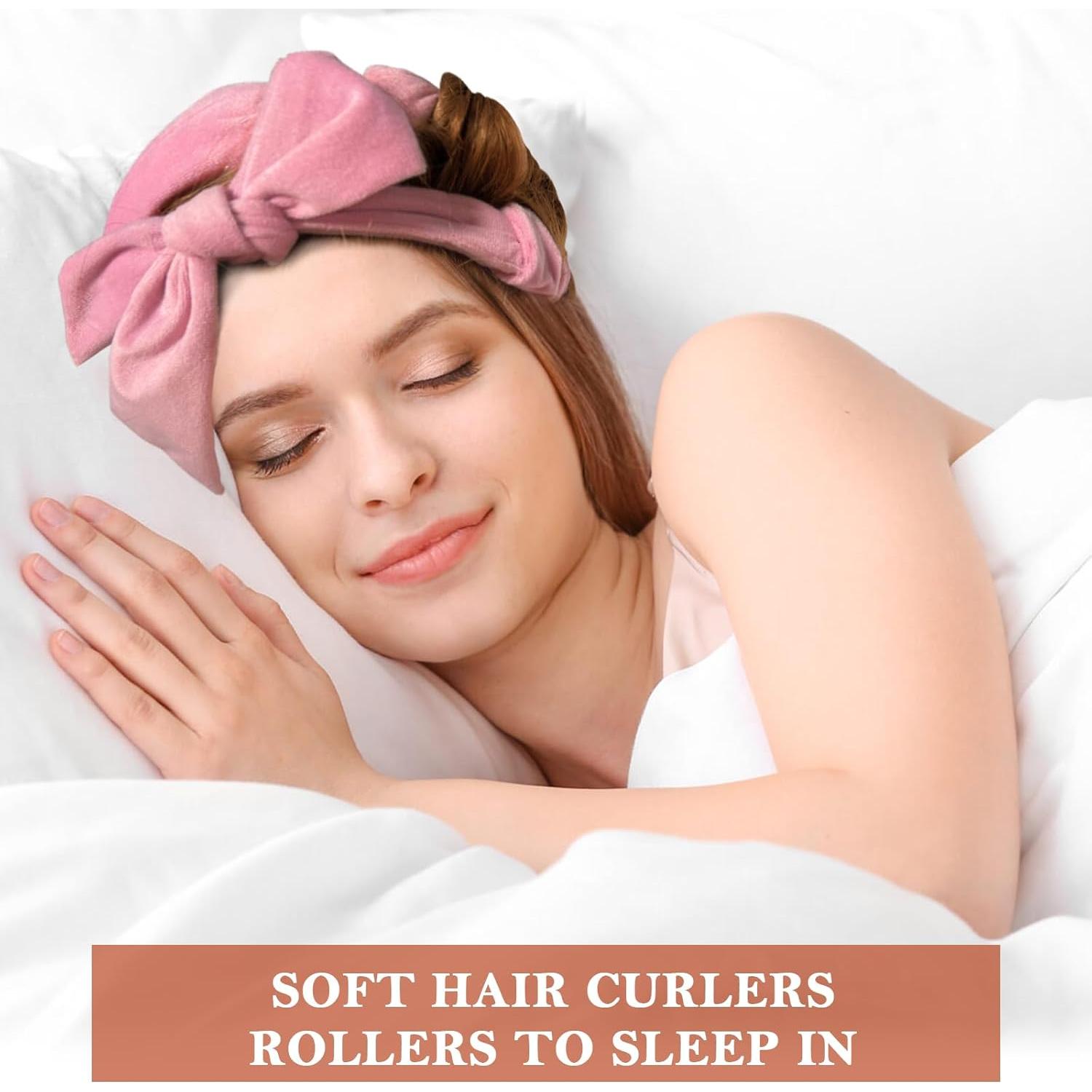 Banda de Rizado Sin Calor Weiwei 177.8 cm Rosa - Set 9 Piezas