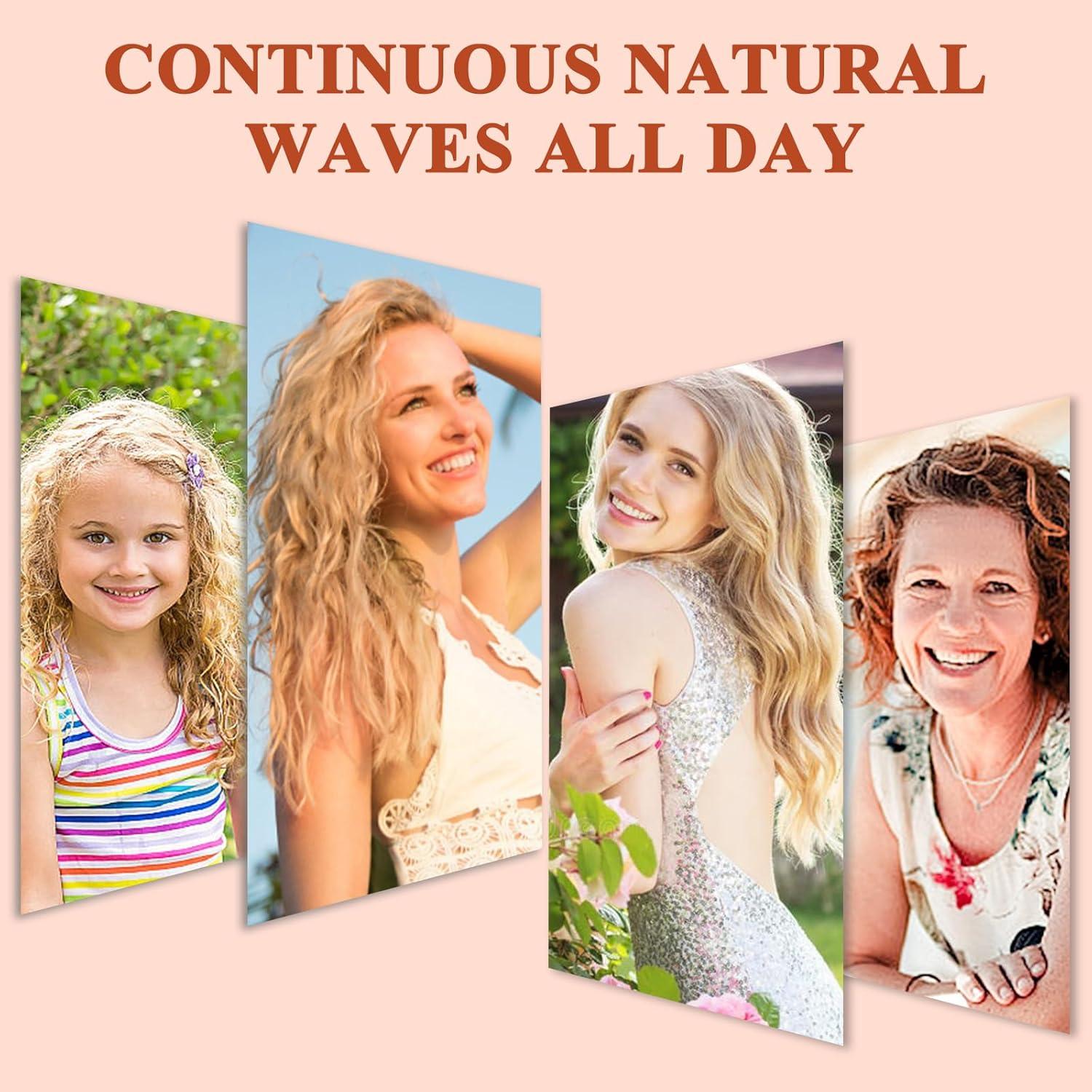 Banda de Rizado Sin Calor Weiwei 177.8 cm Rosa - Set 9 Piezas