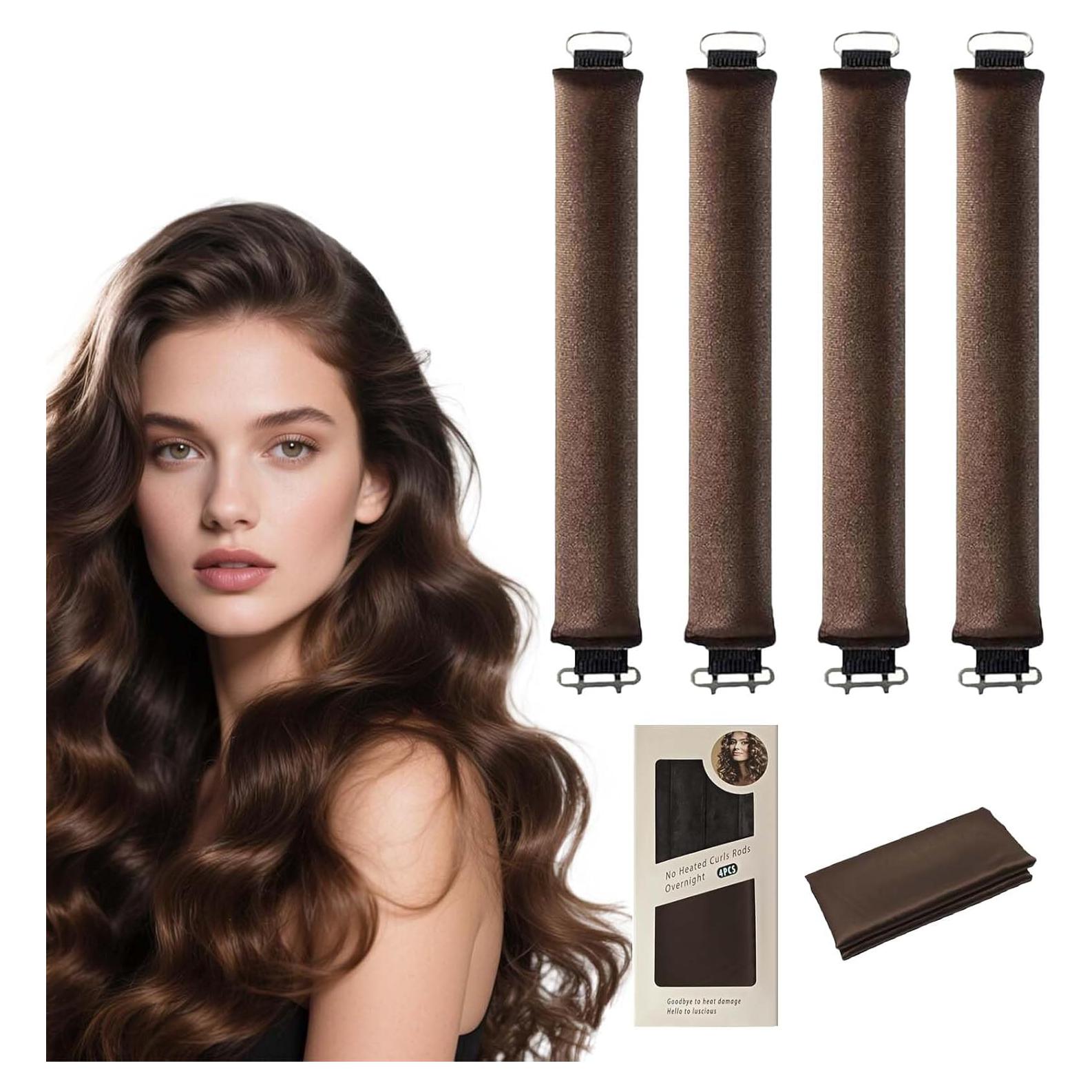 Rizador de Cabello Sin Calor Nolniu - Set 5 Piezas Terciopelo