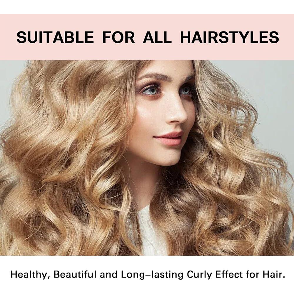 Rizador de Cabello Sin Calor Ariuvor 6PCS Rosa - Rulos Suaves