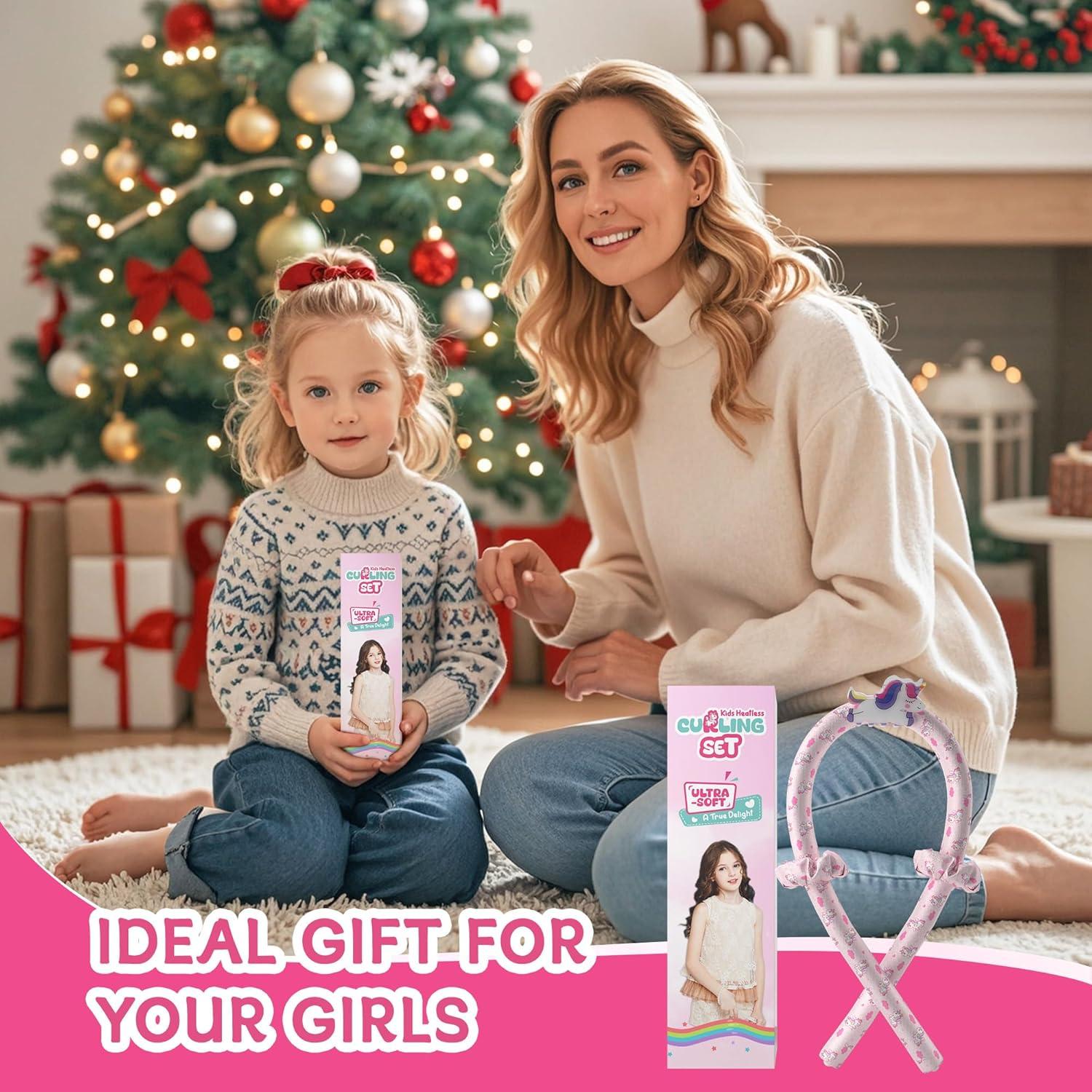 Rizadores Sin Calor Unicornio DAGORTE - Rosa, 1 Cuenta