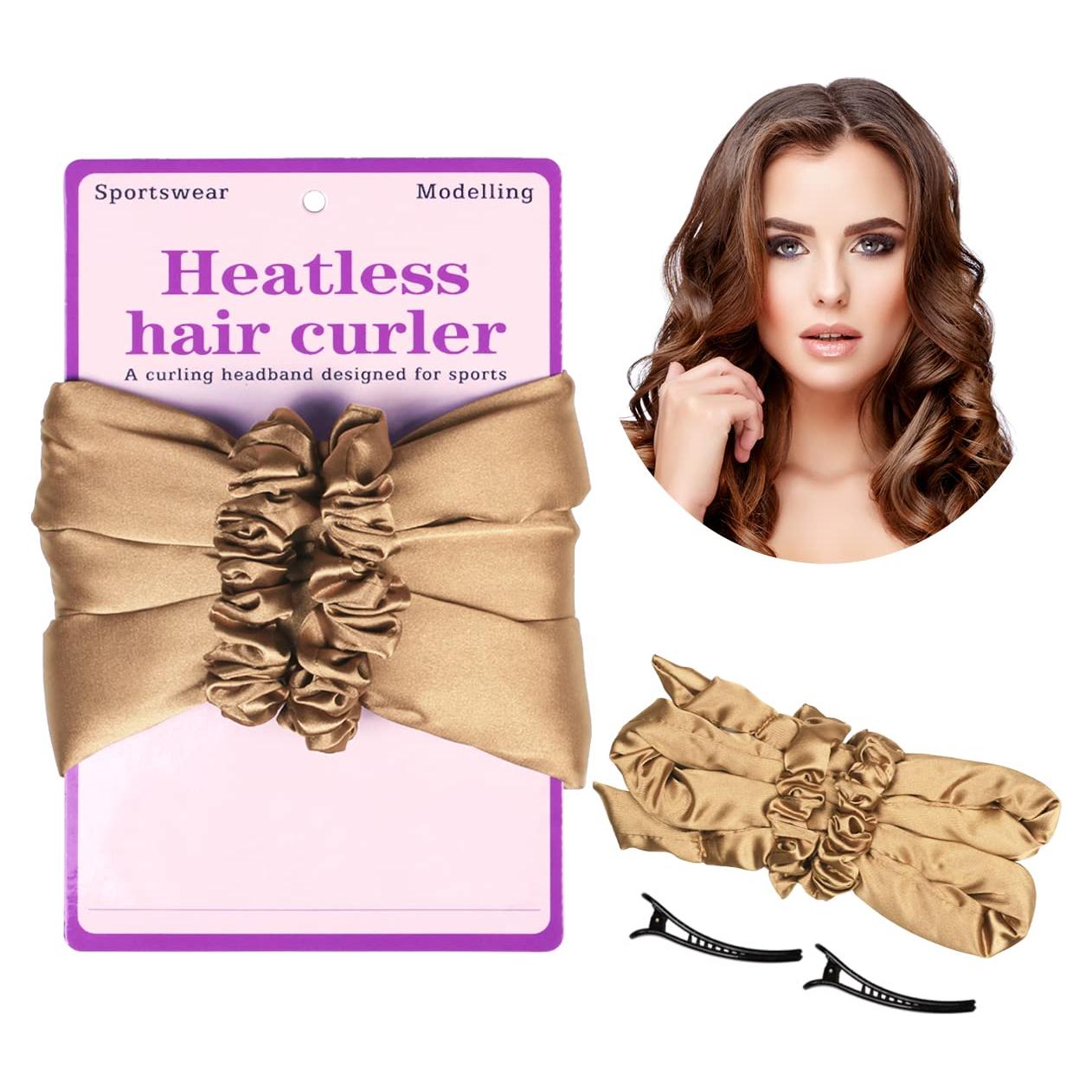 Banda Rizador Sin Calor EnriQ - Set 5 Piezas Algodón Satén