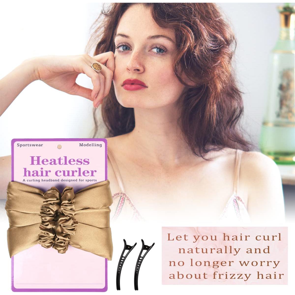 Banda Rizador Sin Calor EnriQ - Set 5 Piezas Algodón Satén