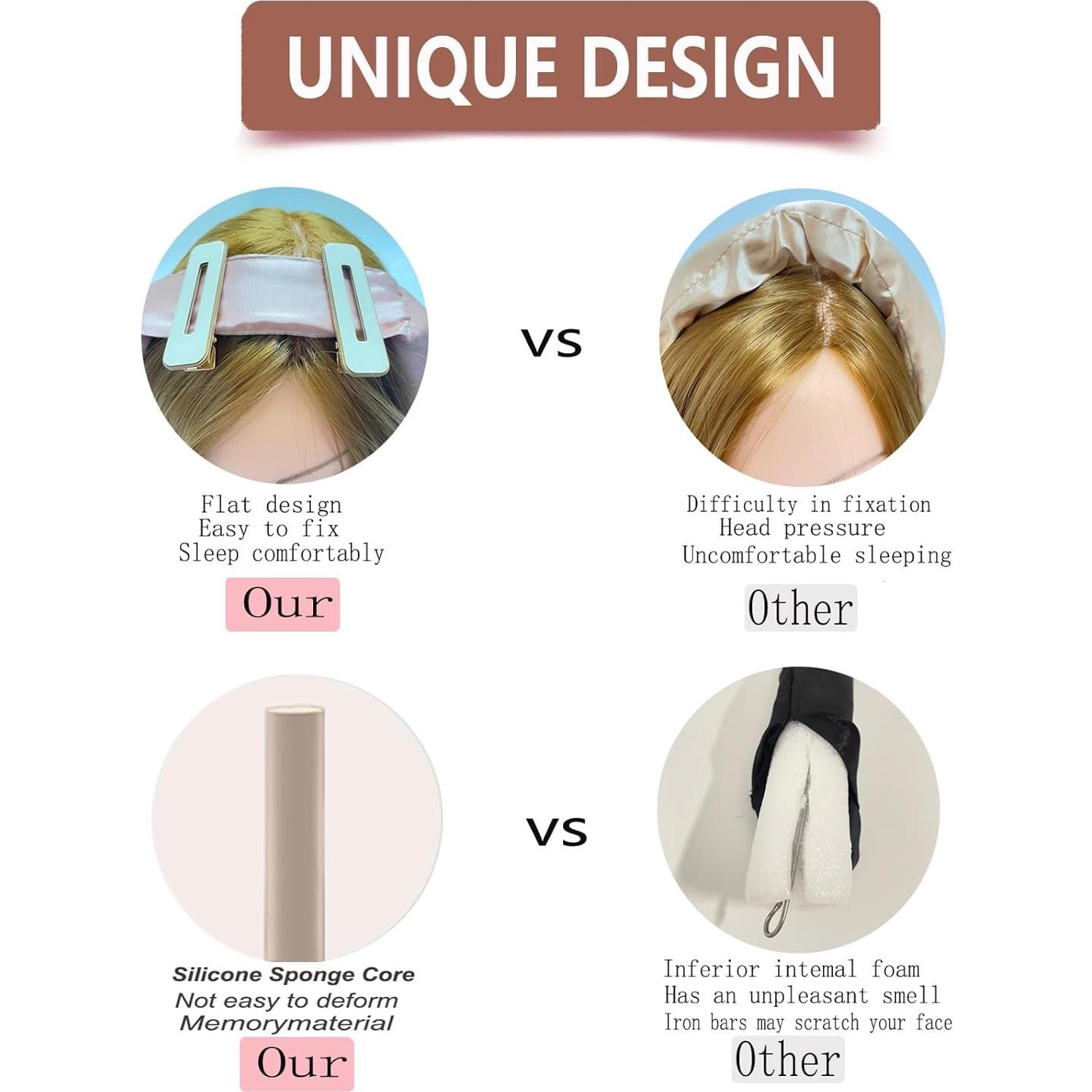 Rulos de Satén XL Rizado Sin Calor ROPIKIS - Set Nocturno