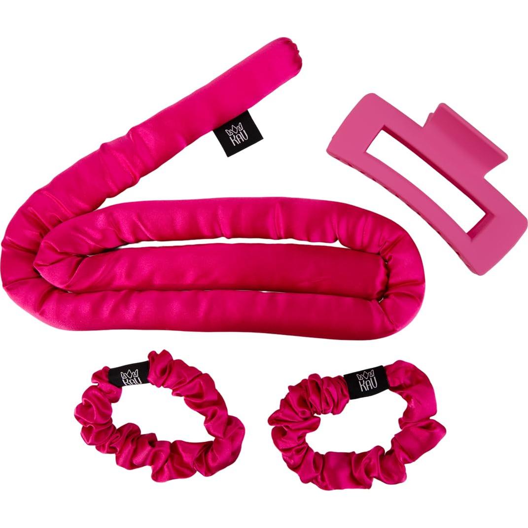 Rizador de Cabello Sin Calor KAV - Set de Satén 4 en 1