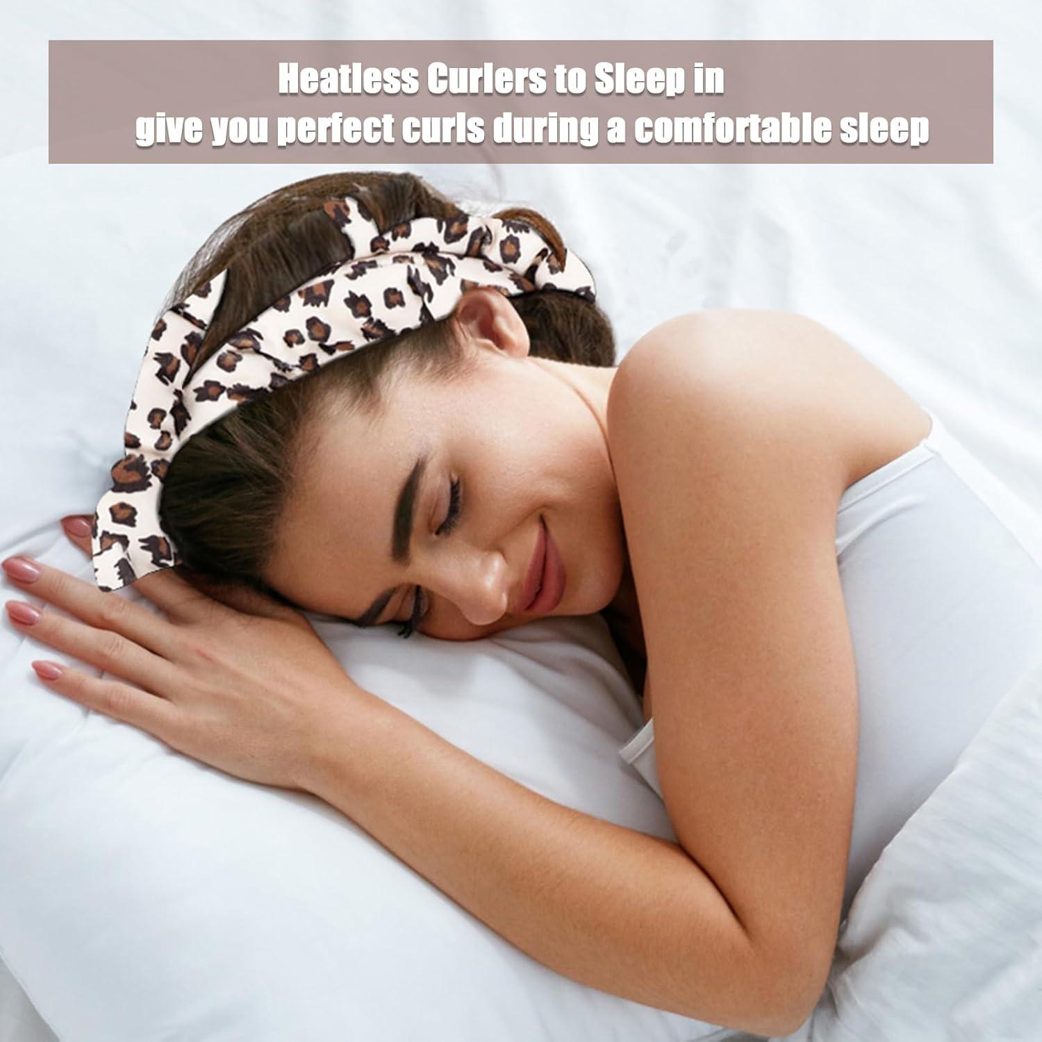 Conjunto de Rulos Sin Calor Ailsa - Terciopelo Leopardo