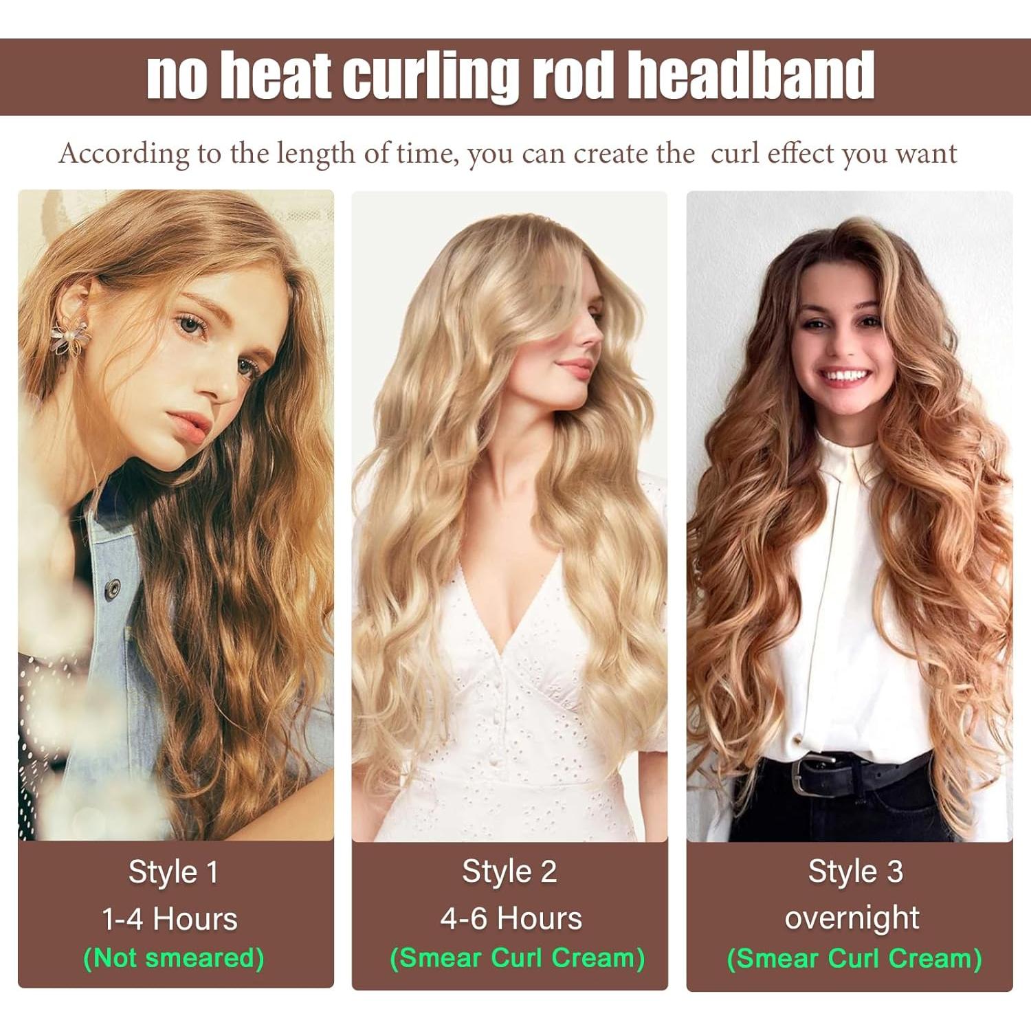 Conjunto de Rulos Sin Calor Ailsa - Terciopelo Leopardo