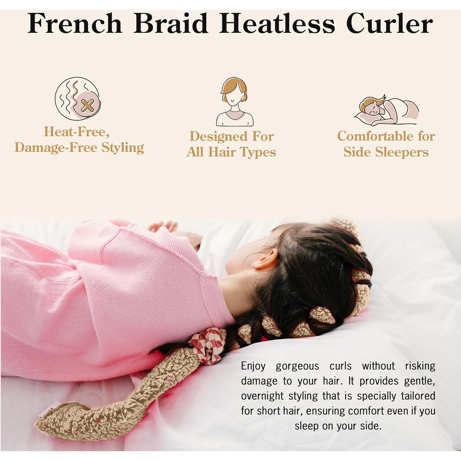 Rizador de Cabello Sin Calor BlairCo Beige 76.2cm para Dormilones