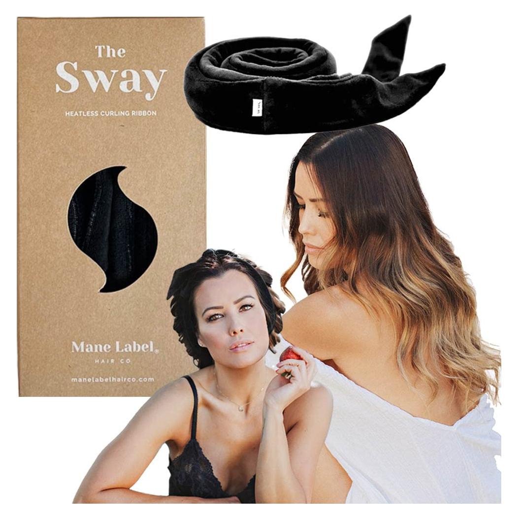 Cinta Rizador Sin Calor Sway Mane Label - Terciopelo Negro