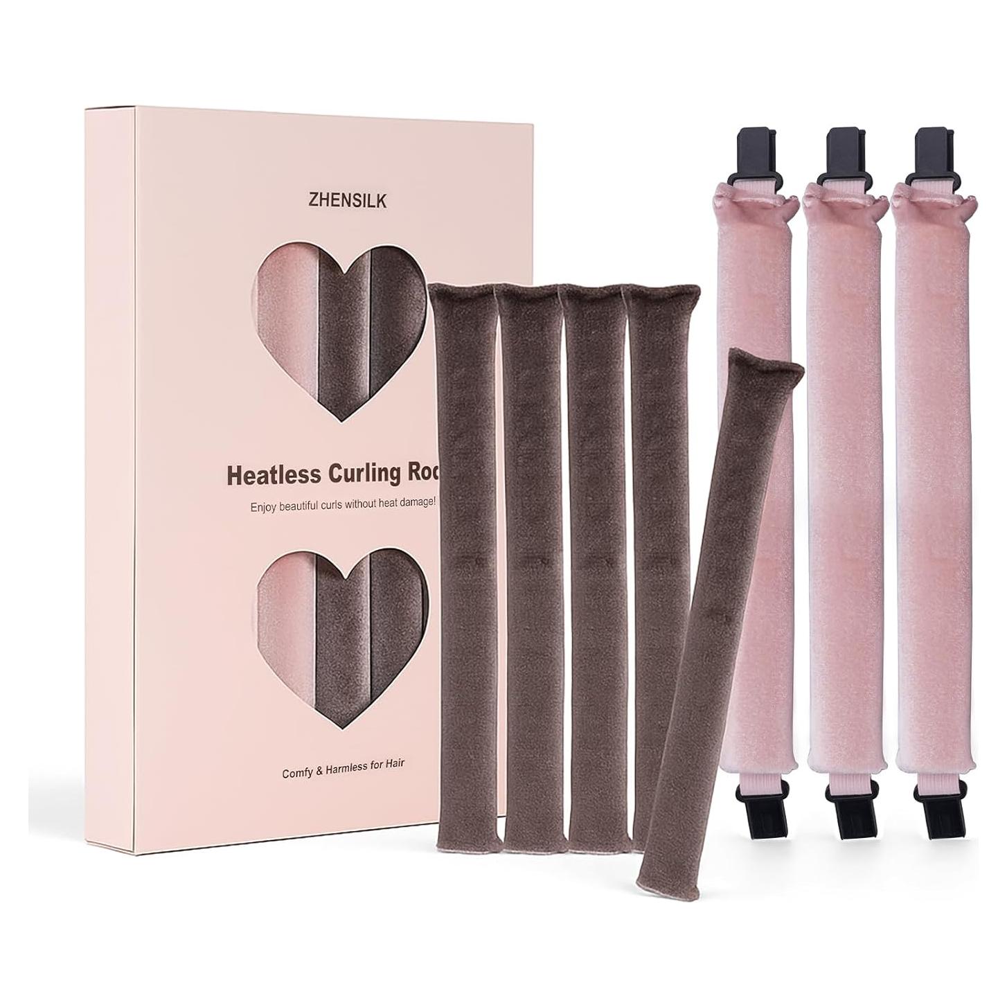 Juego de Varillas para Rizar Sin Calor ZHENSILK - 8 Piezas