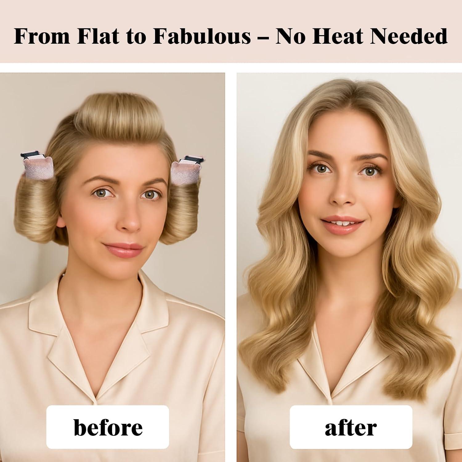 Juego de Varillas para Rizar Sin Calor ZHENSILK - 8 Piezas