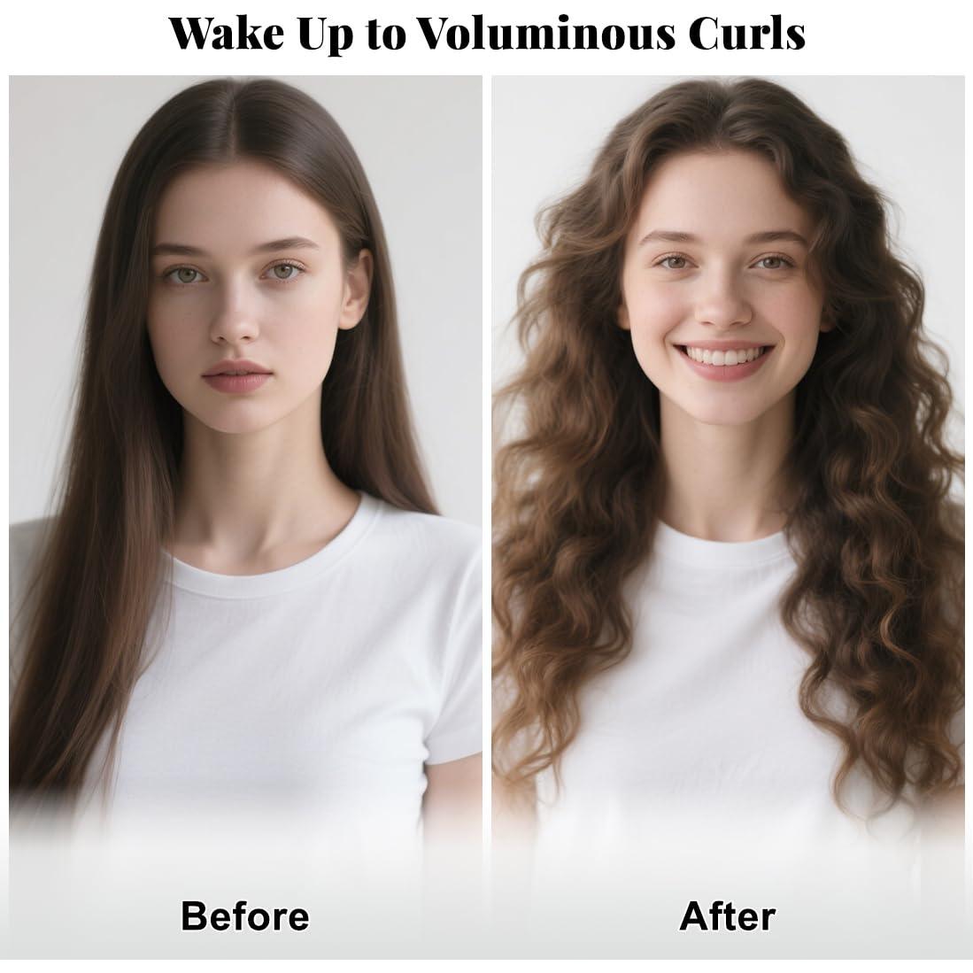 Rulos de Pelo Sin Calor Kafteri - Paquete de 6 Varillas Flexibles