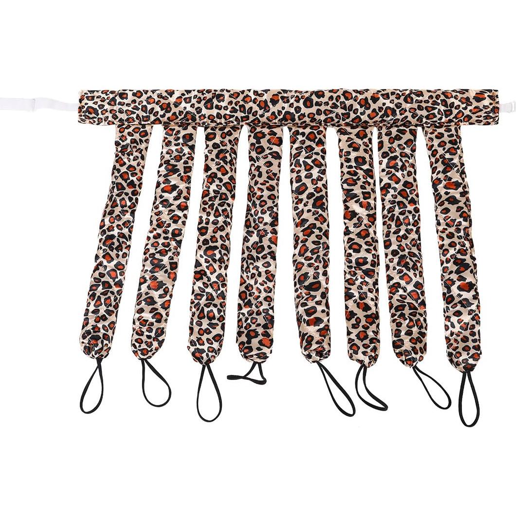 Diadema Rizador de Cabello Sin Calor YiQiYi Color Leopardo