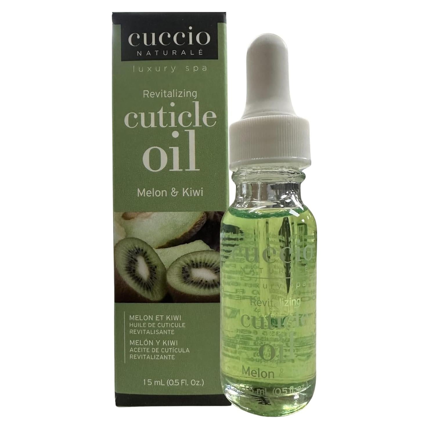 Aceite Revitalizante para Cutículas Cuccio Naturale 14.79ml Melón & Kiwi