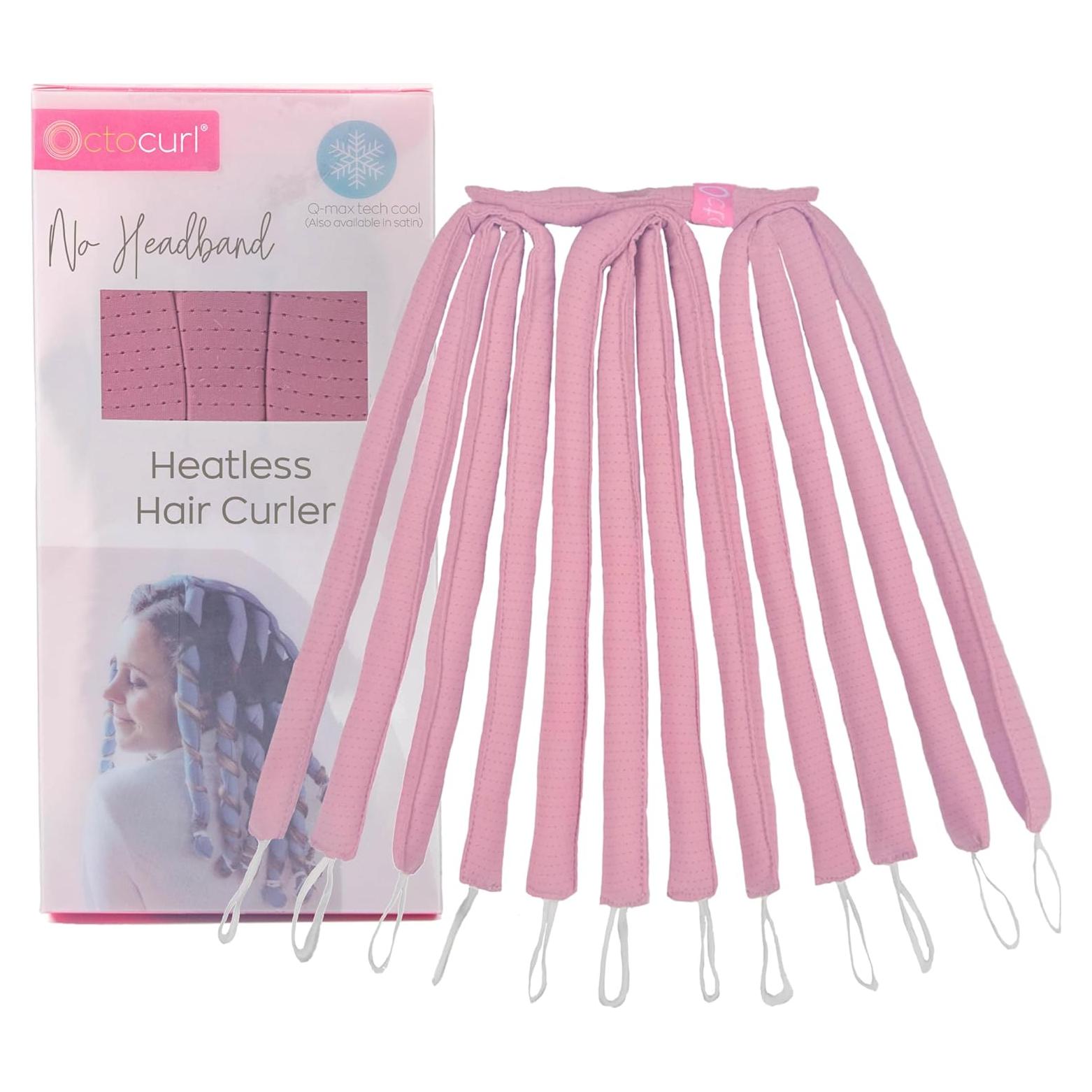 Rizador de Cabello Sin Calor QMax - Octocurl Malva 30 cm