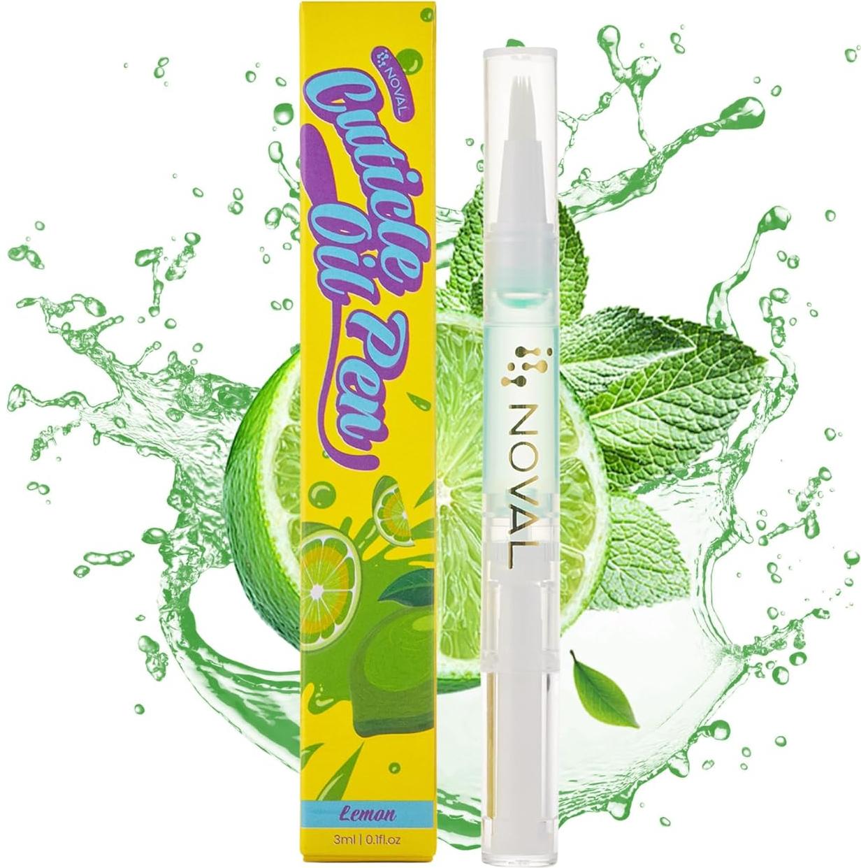 Bolígrafos de Aceite para Cutículas NOVAL - Hidratante Lima 6PCS