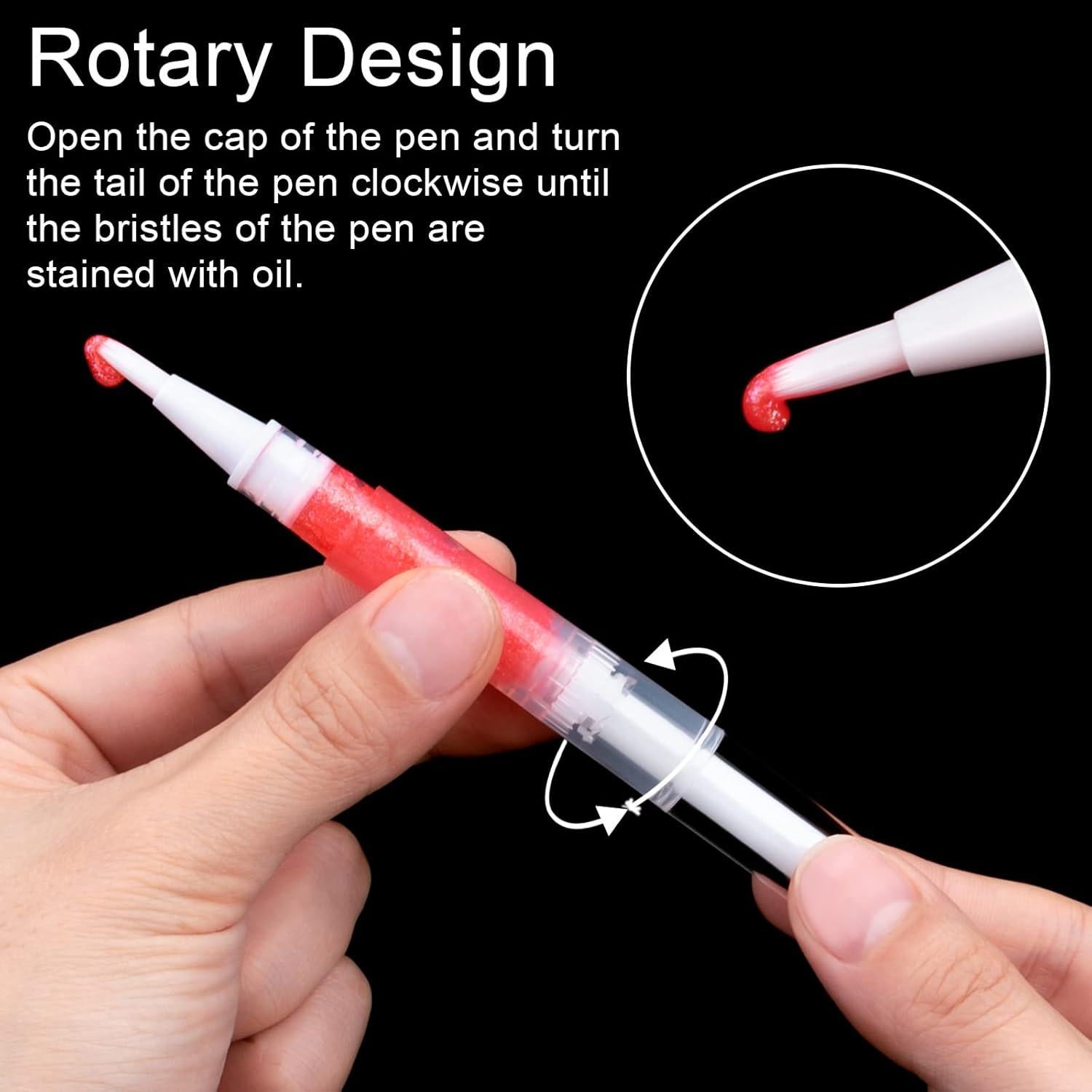 10 Bolígrafos de Aceite Transparentes SOKOSEY 3ml con Pipetas