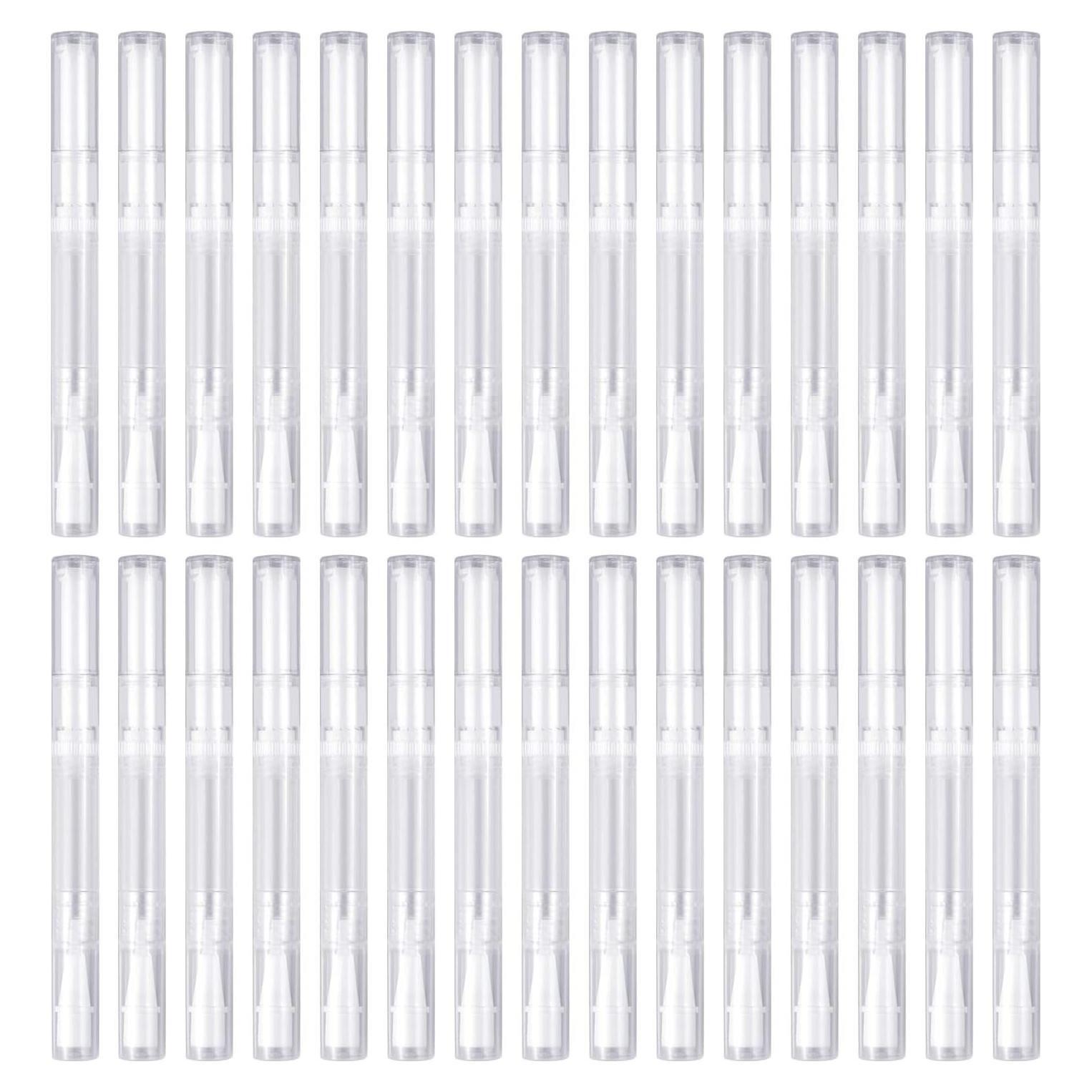 30 Bolígrafos Transparentes de Giro Awpeye 3ml para Cosméticos