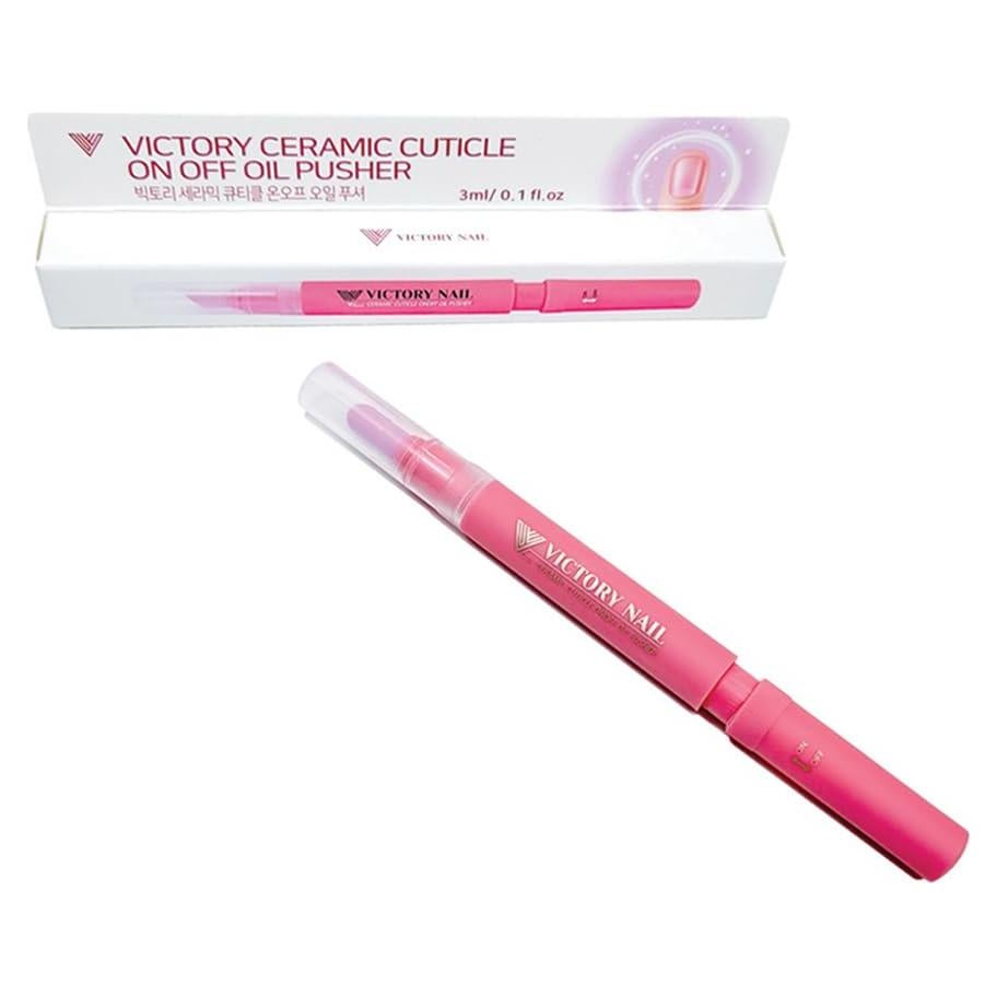 Empujador de Cutículas de Cerámica Victory Nail Rosa