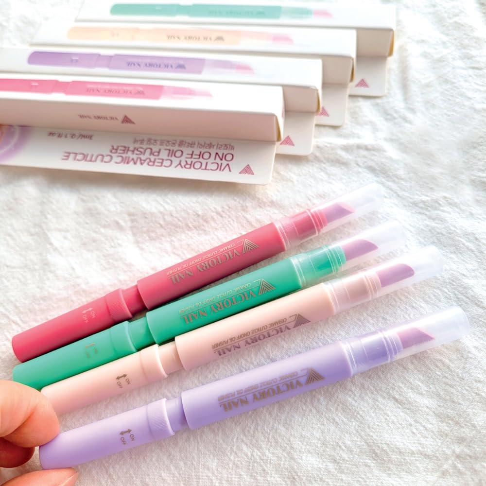 Empujador de Cutículas de Cerámica Victory Nail Rosa