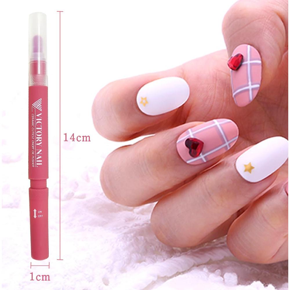 Empujador de Cutículas de Cerámica Victory Nail Rosa