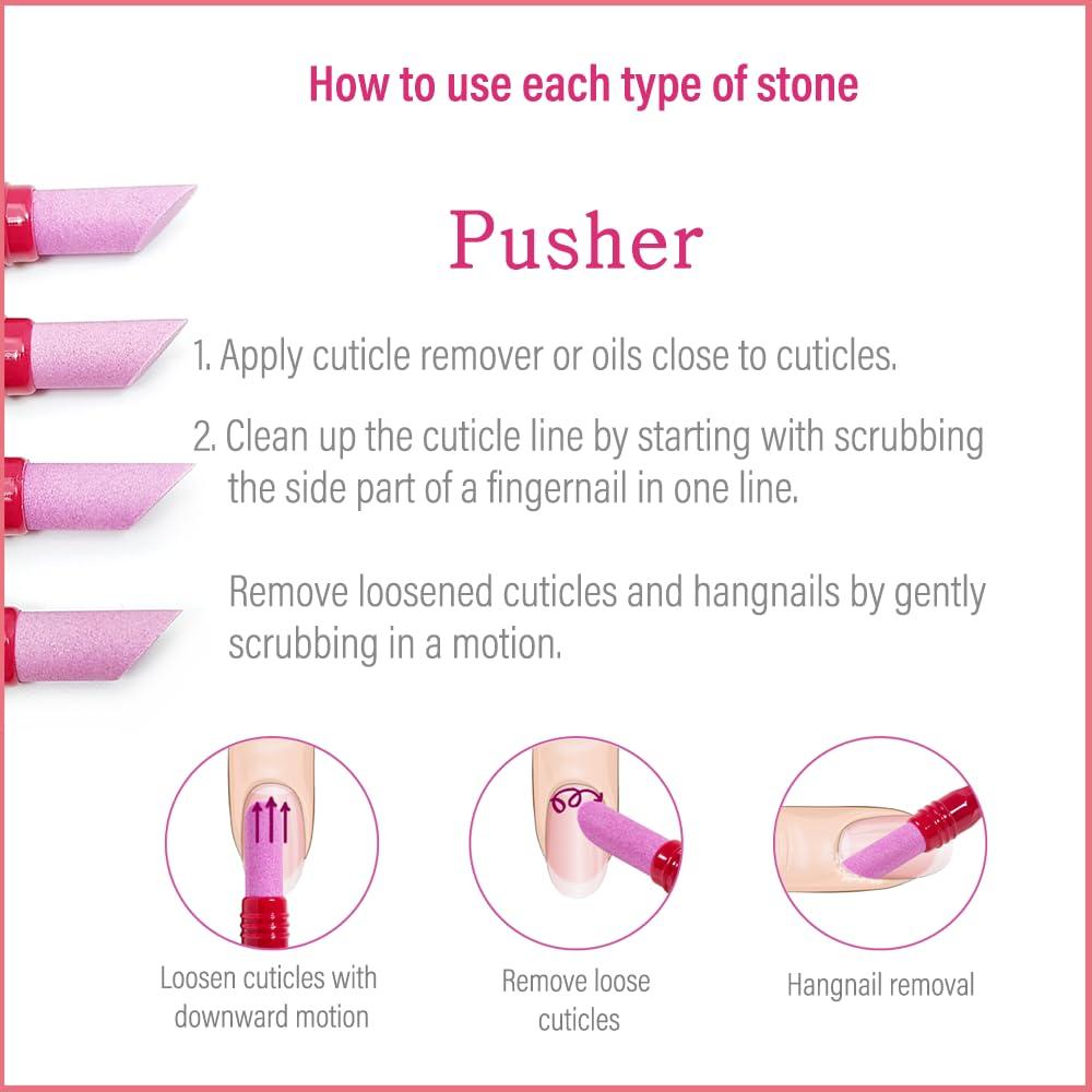 Empujador de Cutículas de Cerámica Victory Nail Rosa