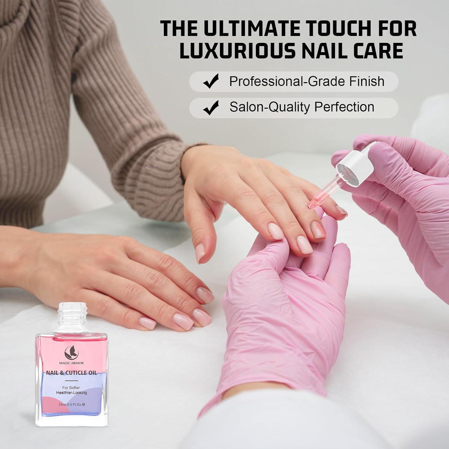 Aceite para Cutículas MAGIC ARMOR 15ml - Endurecedor con Vitamina E