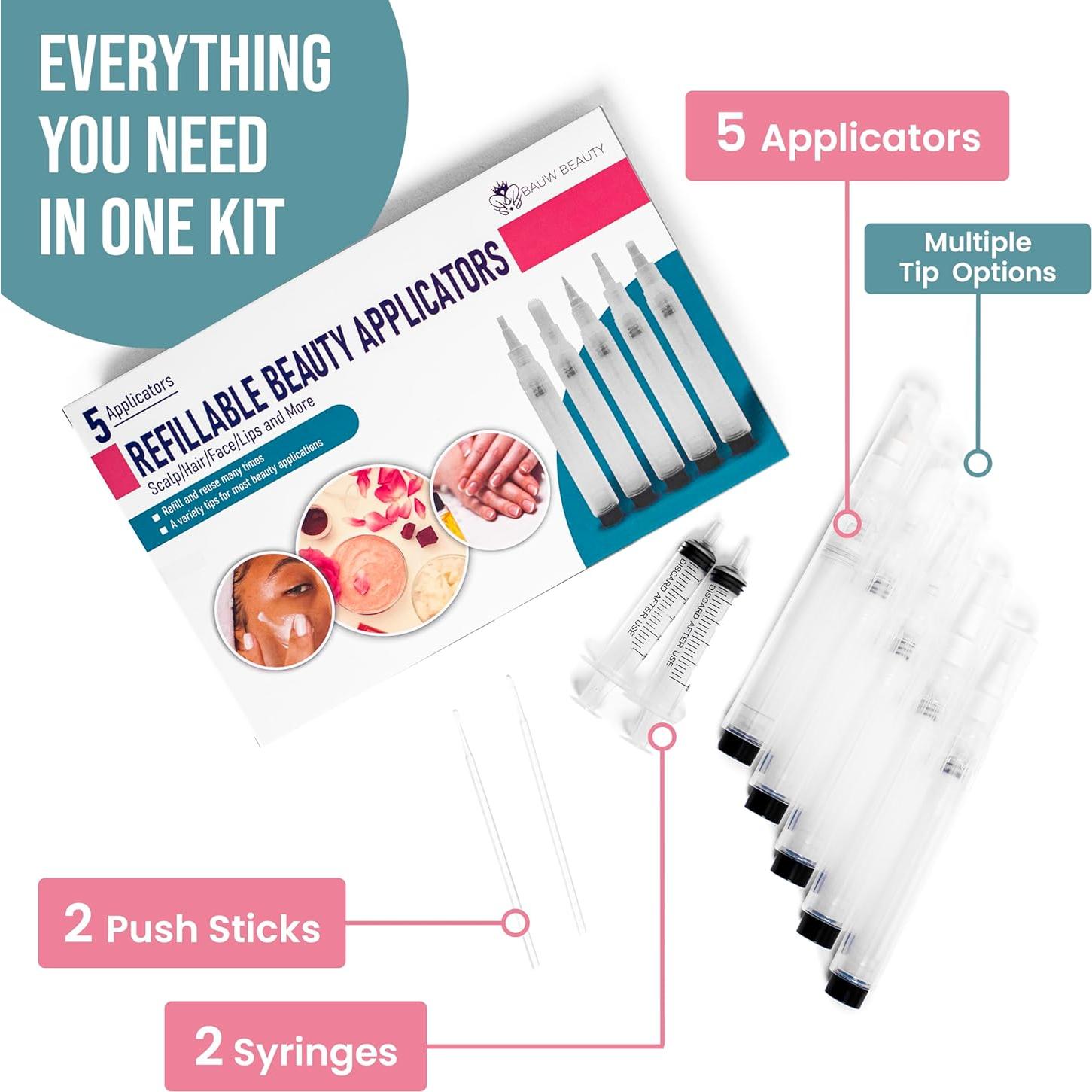 5 Bolígrafos Recargables BAUW Beauty para Belleza DIY