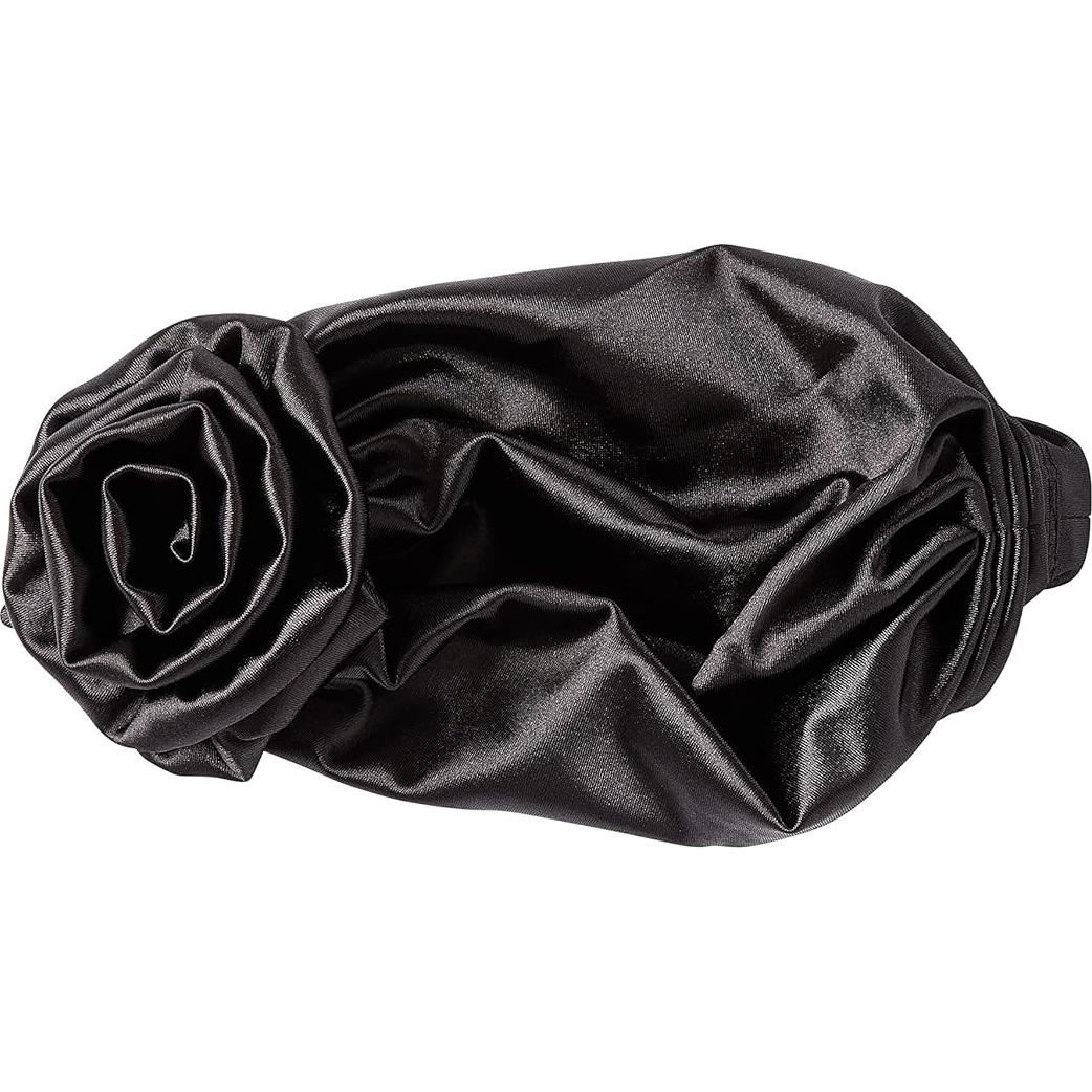 Turbante KISS Colors & Care Top Knot Negro - Suave y Elástico