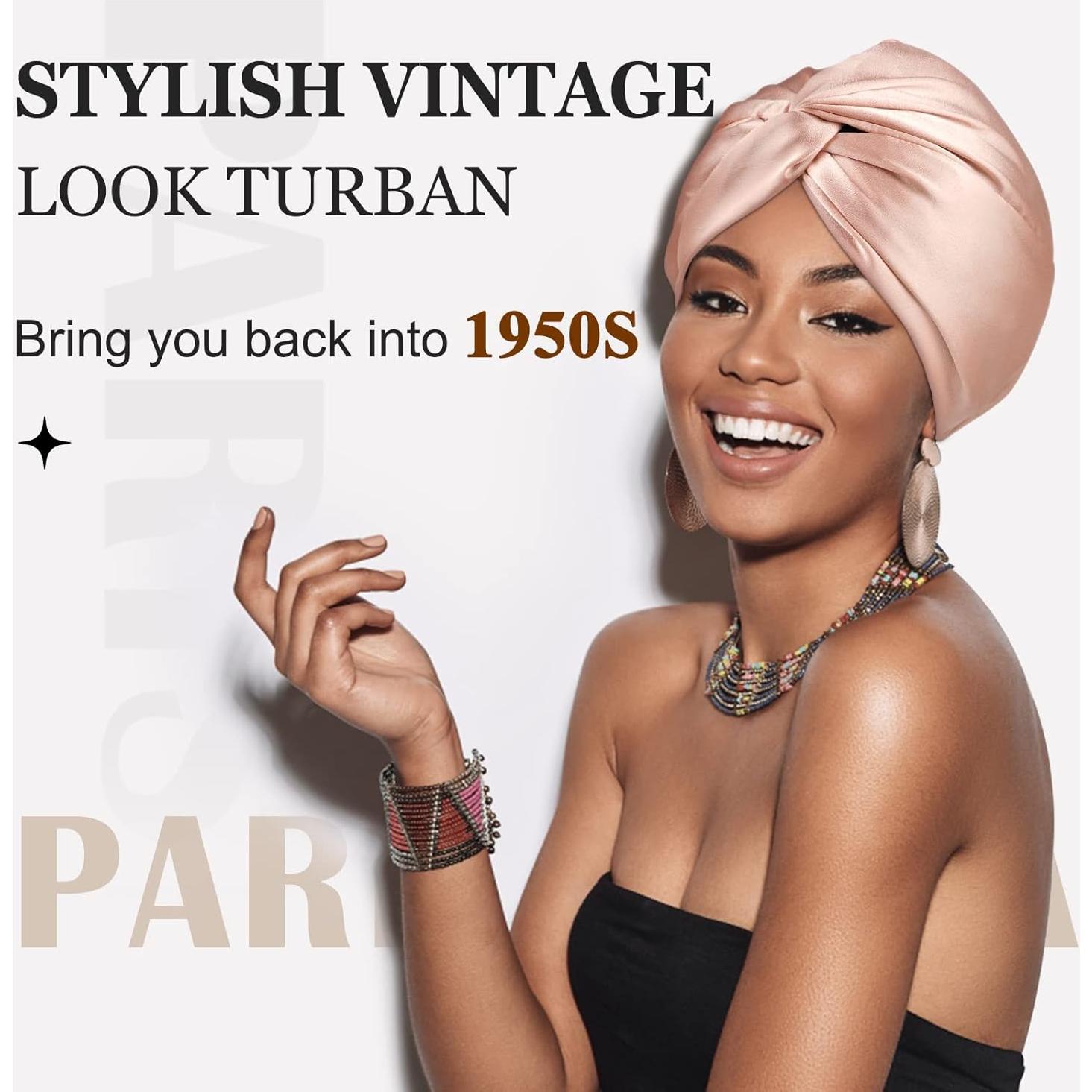 Bonete de Satén Reversible PARISBELLA para Dormir Rosa