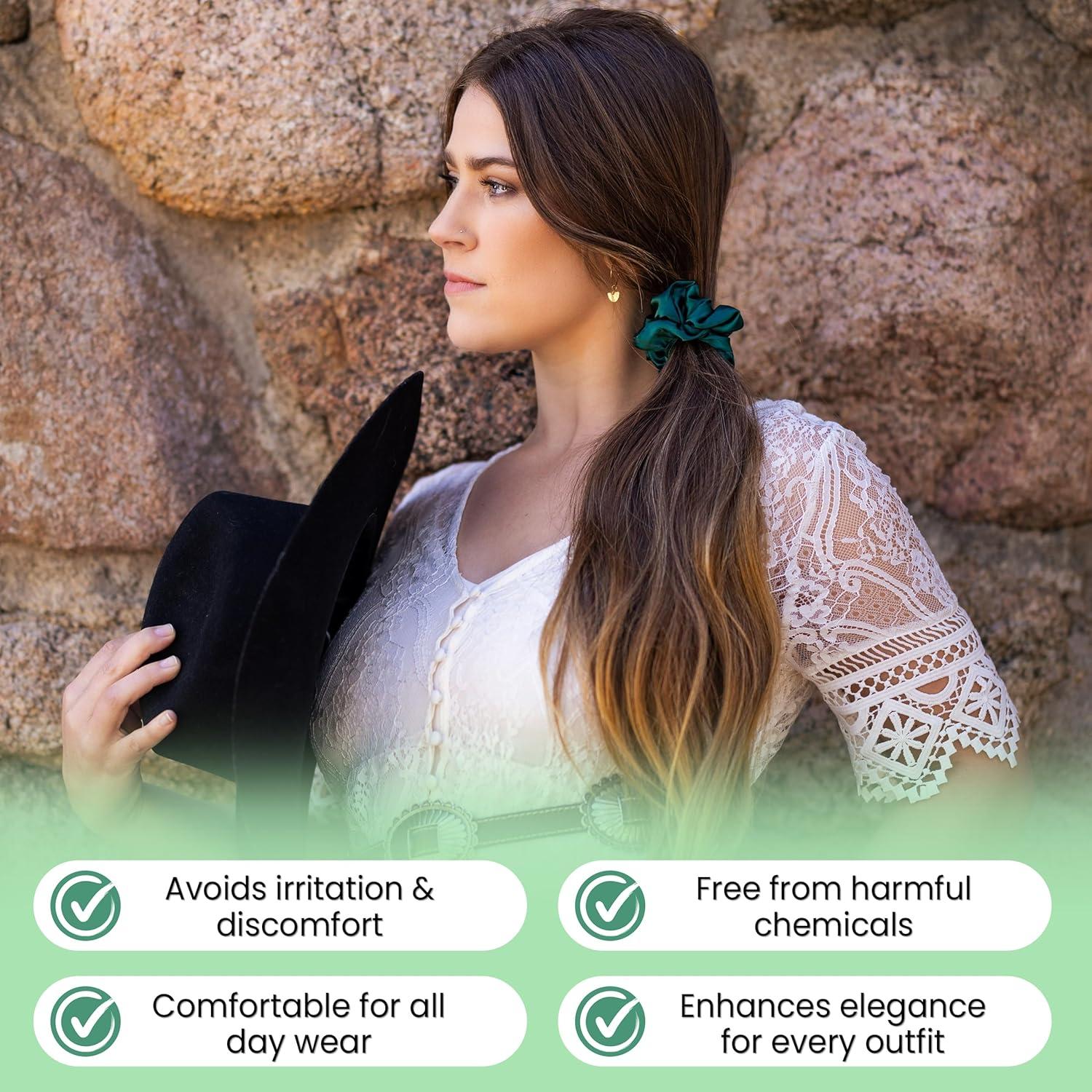 Juego de Regalo Funda de Almohada Seda American West Verde