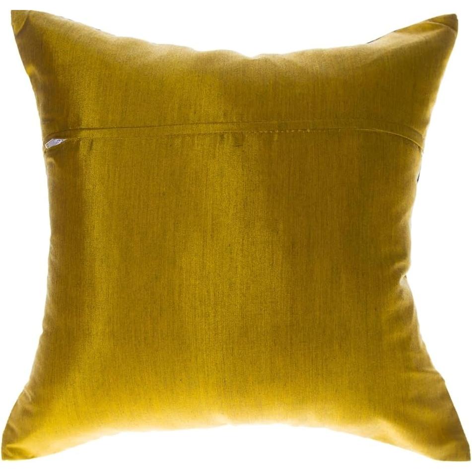 Funda de Almohada Decorativa Avarada Elefante 40x40 cm Dorado