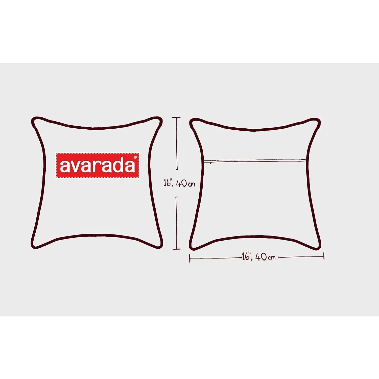 Funda de Almohada Decorativa Avarada Elefante 40x40 cm Dorado